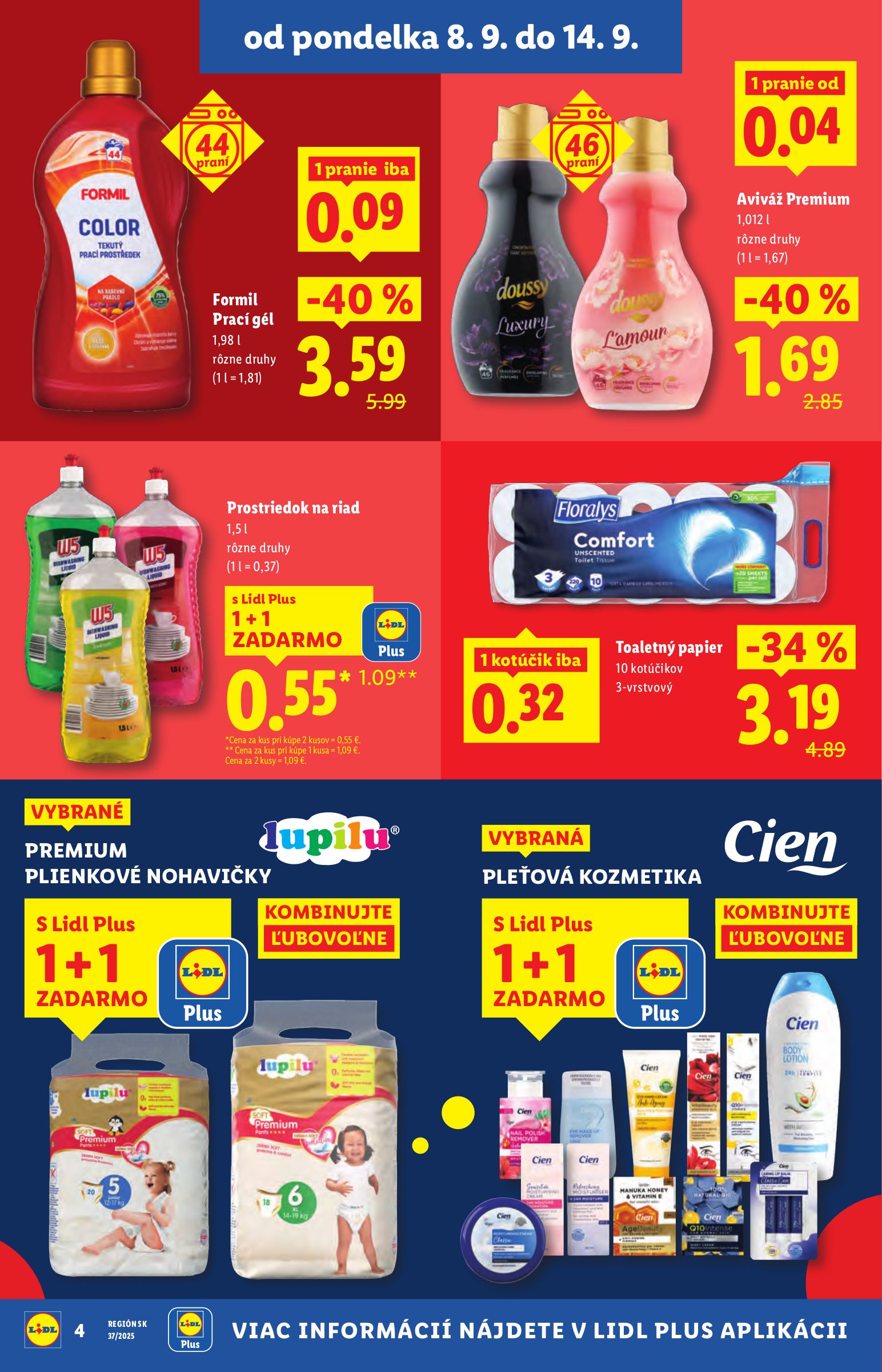 lidl - Leták Lidl - Špeciálne akcie - vybrané predajne platný od 08.09. do 14.09. - page: 4