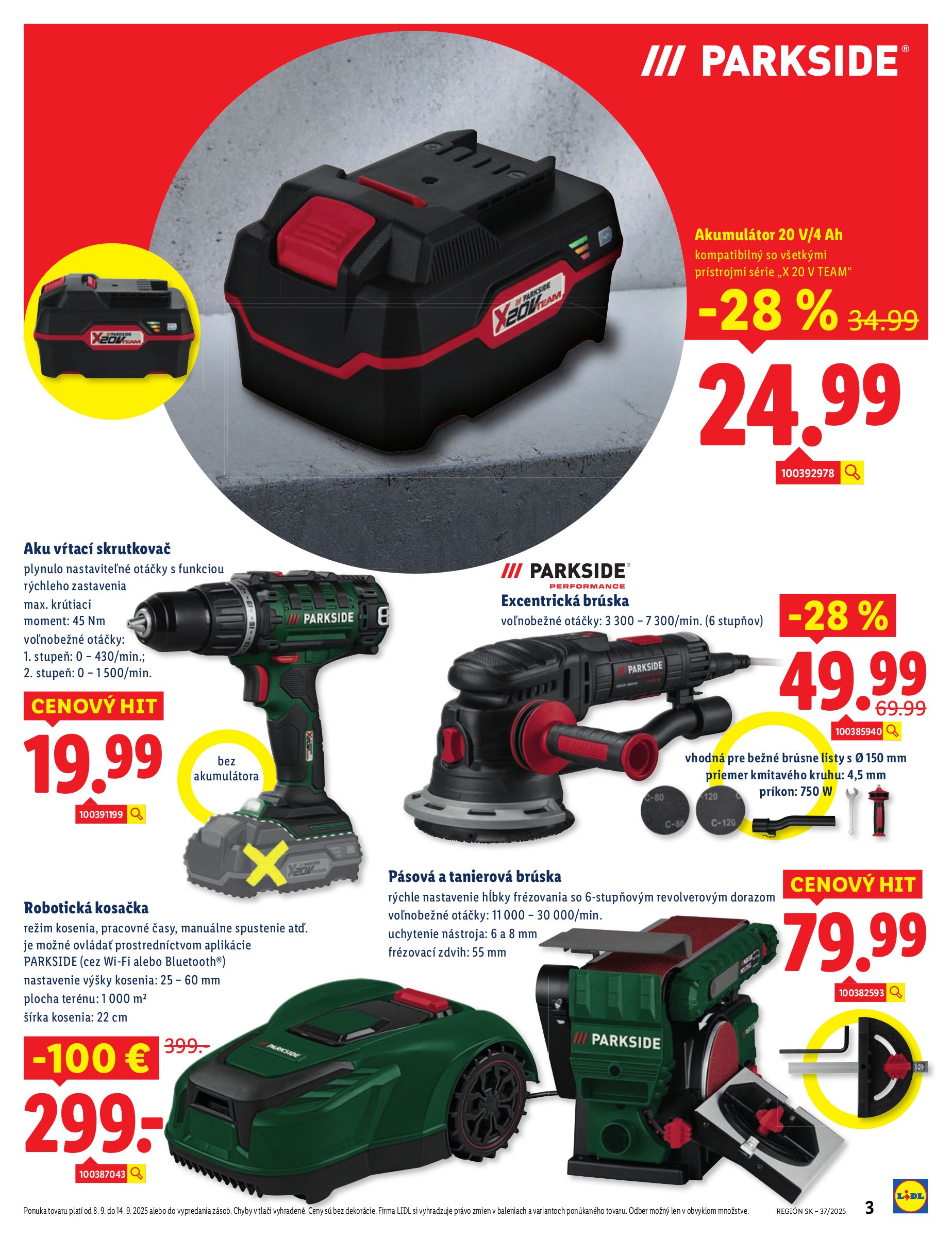 lidl - Leták Lidl.sk platný od 08.09. do 14.09. - page: 3