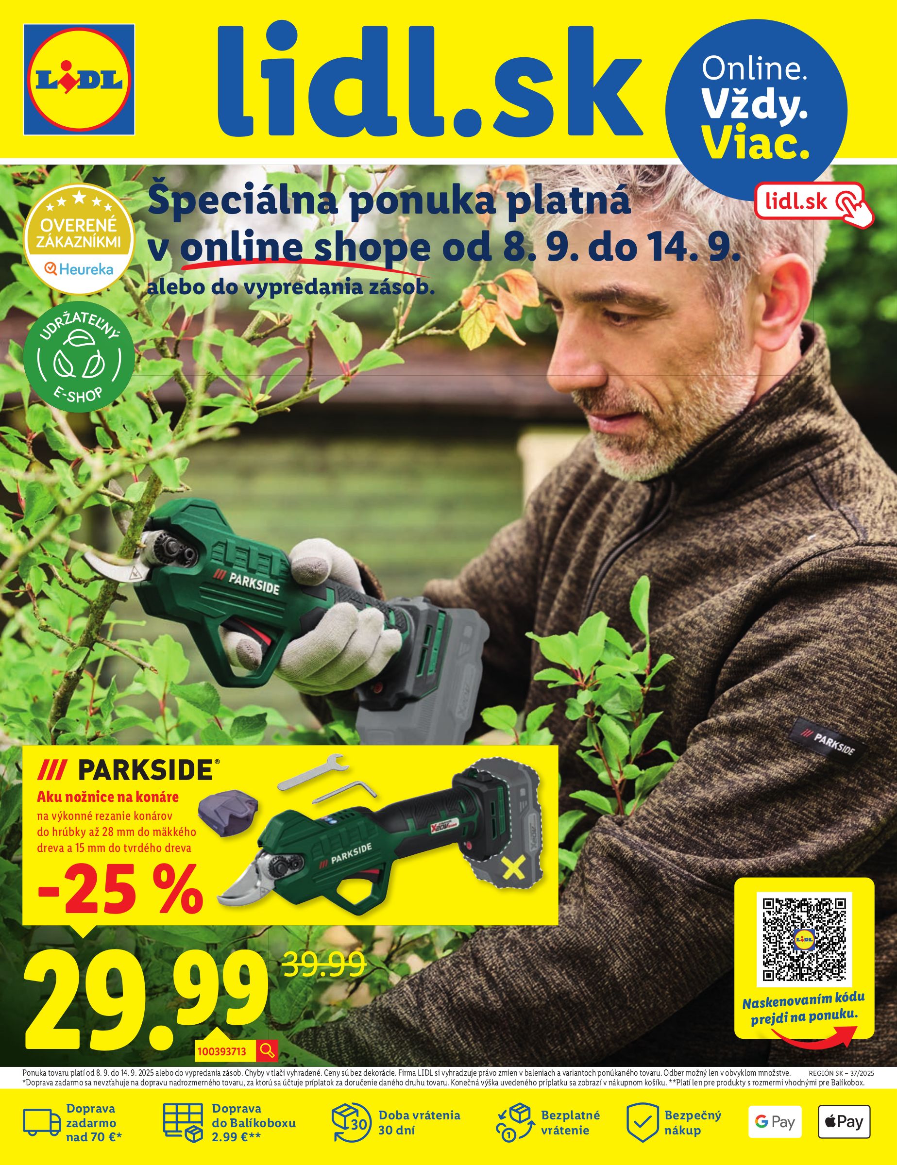 lidl - Leták Lidl.sk platný od 08.09. do 14.09.