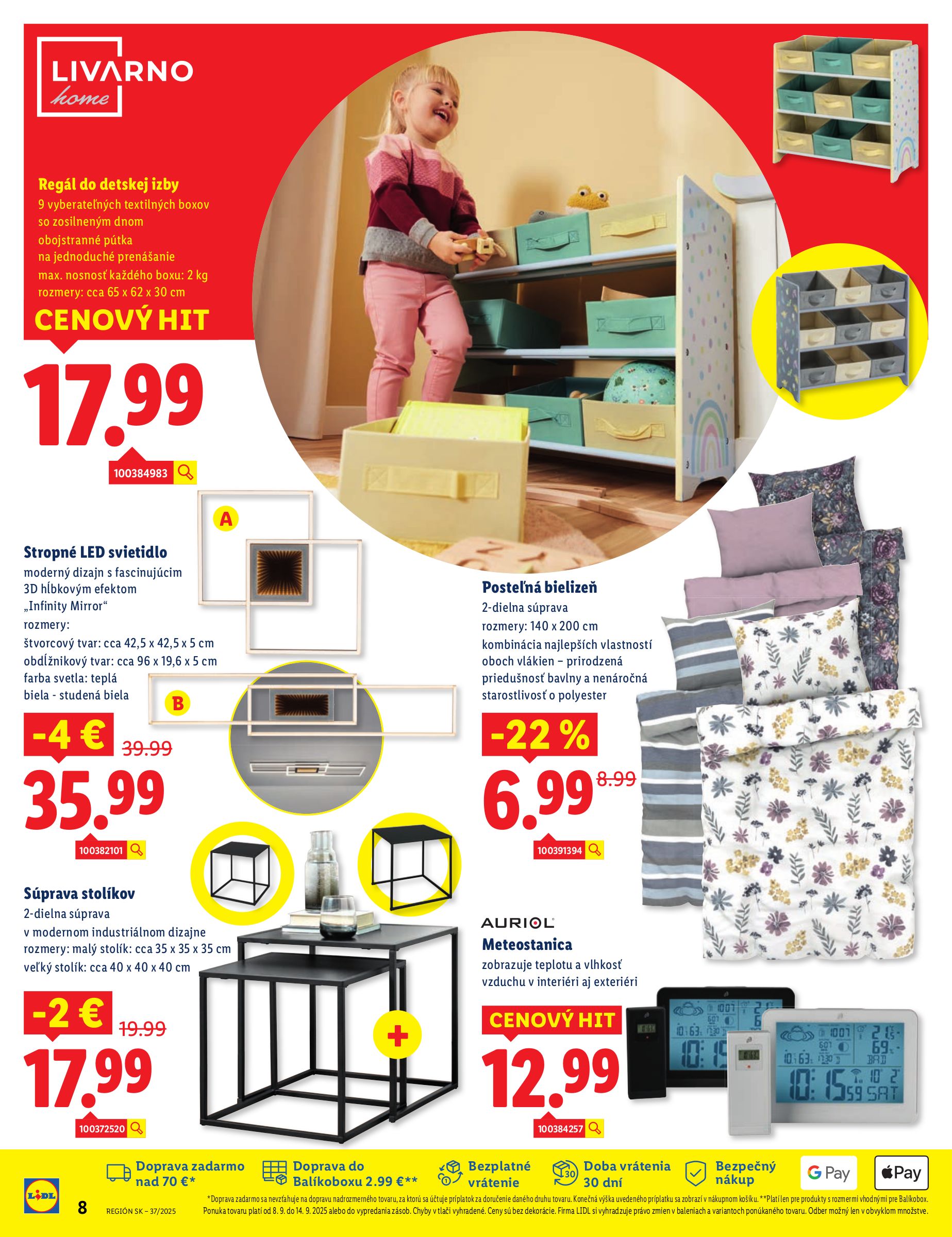 lidl - Leták Lidl.sk platný od 08.09. do 14.09. - page: 8