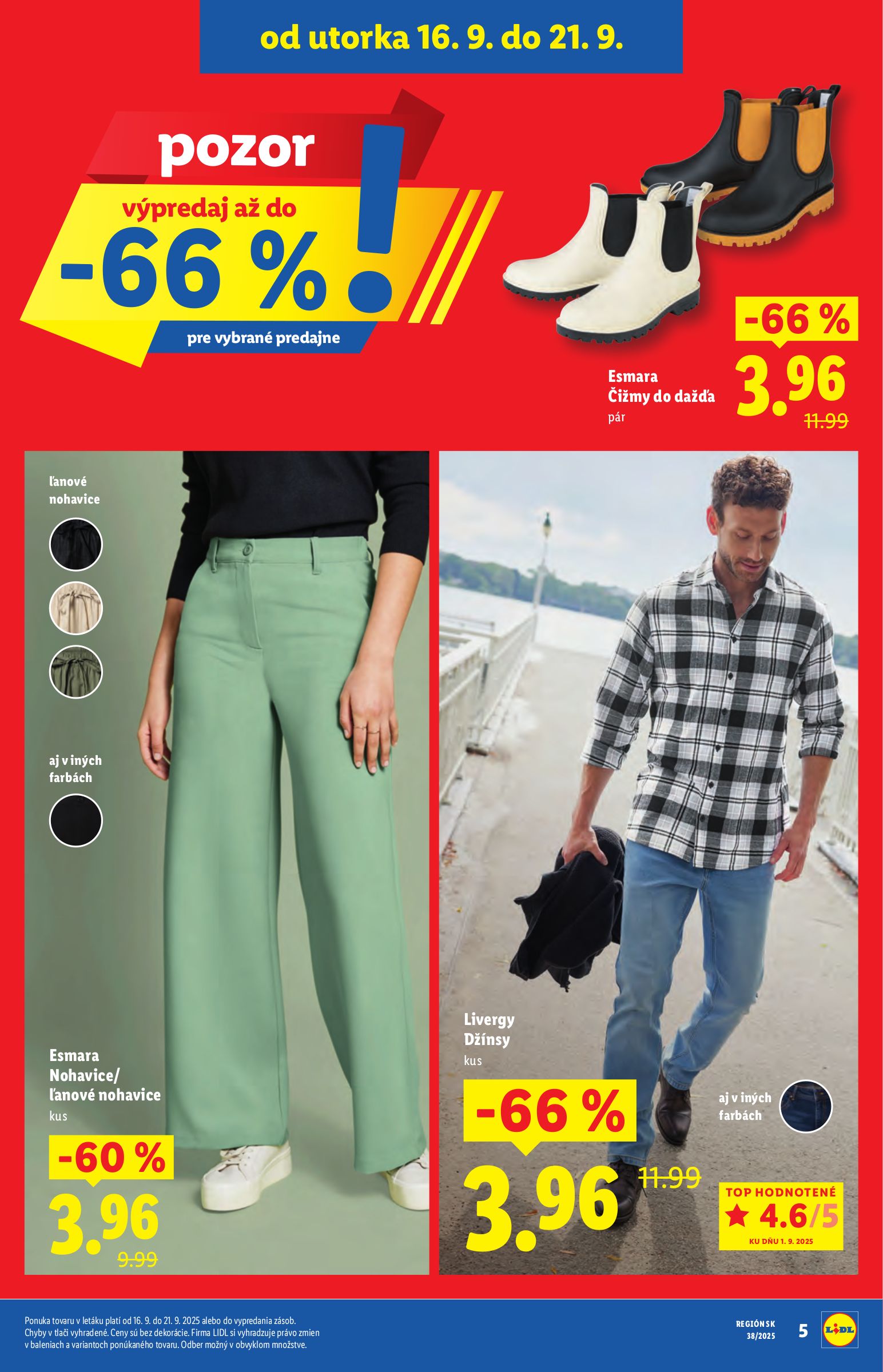 lidl - Leták Lidl - Špeciálne akcie - vybrané predajne platný od 16.09. do 21.09. - page: 5