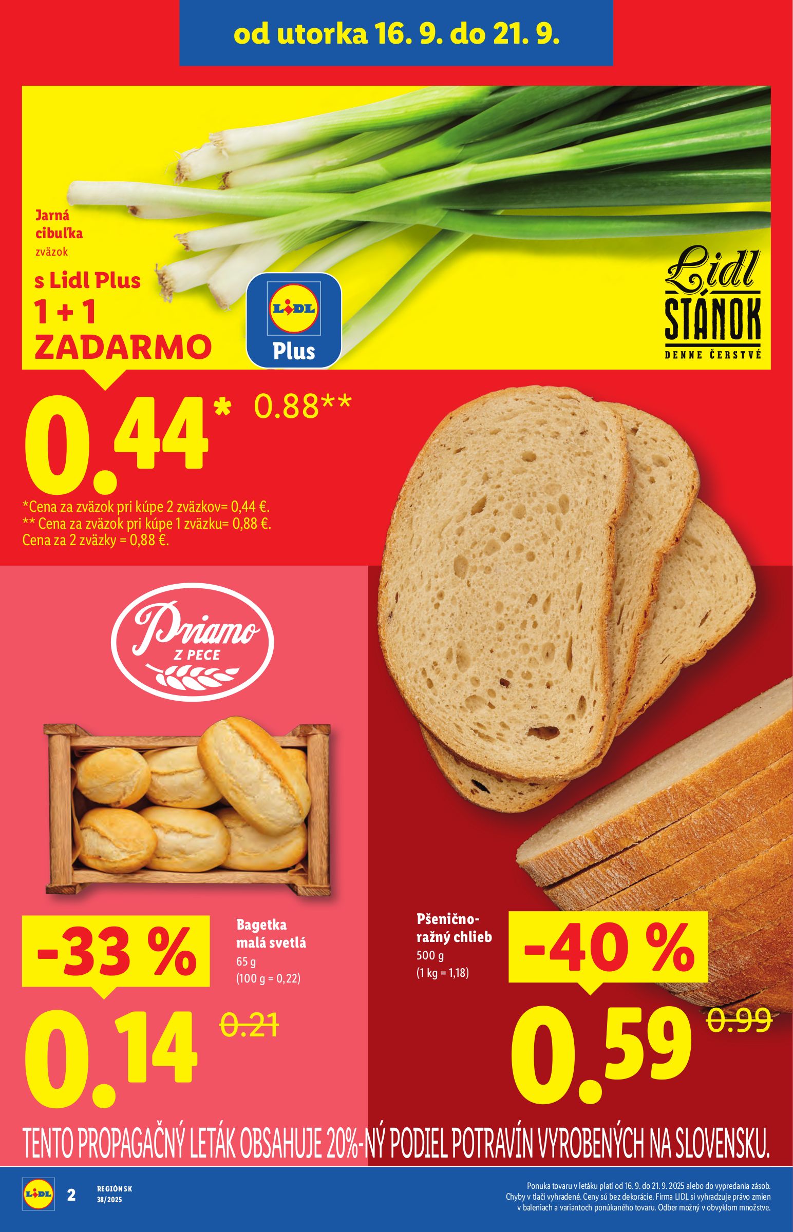 lidl - Leták Lidl - Špeciálne akcie - vybrané predajne platný od 16.09. do 21.09. - page: 2