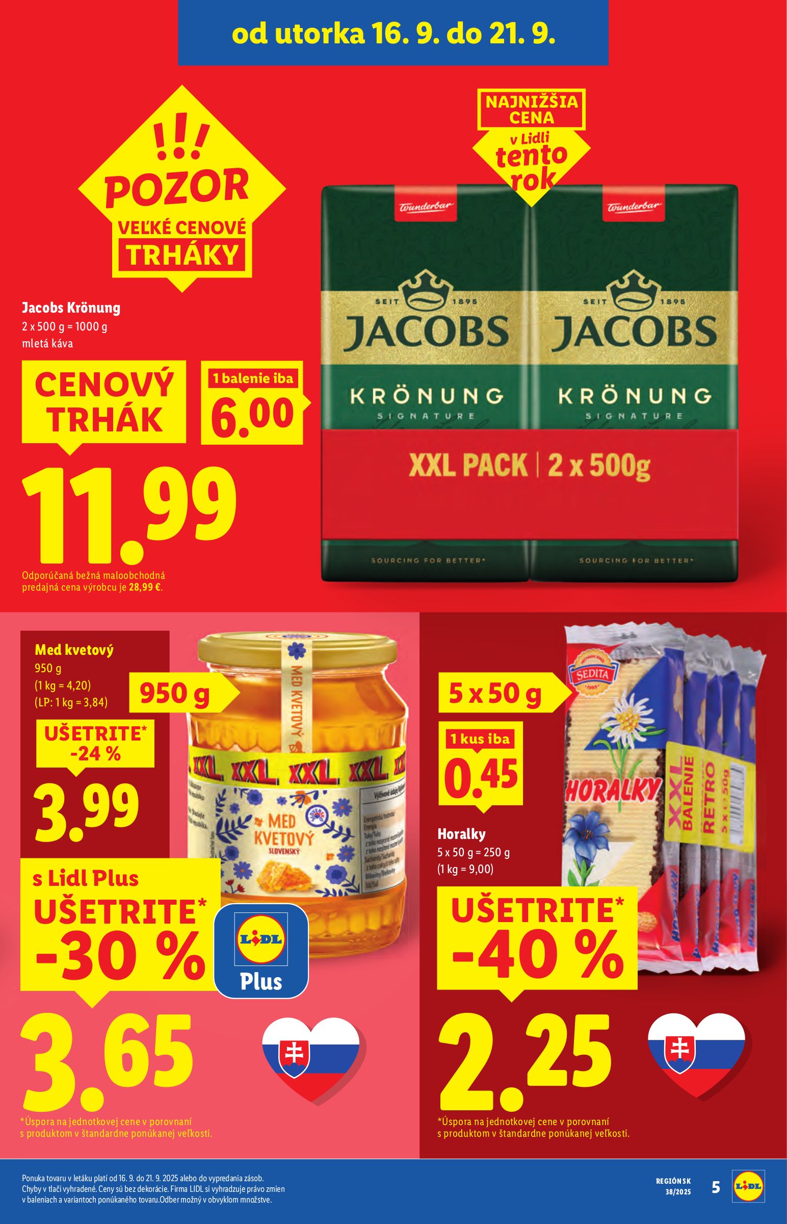 lidl - Leták Lidl platný od 16.09. do 21.09. - page: 5