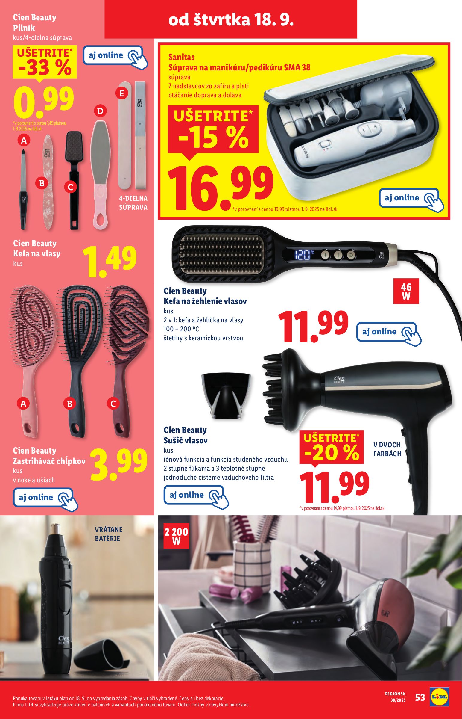 lidl - Leták Lidl platný od 16.09. do 21.09. - page: 101