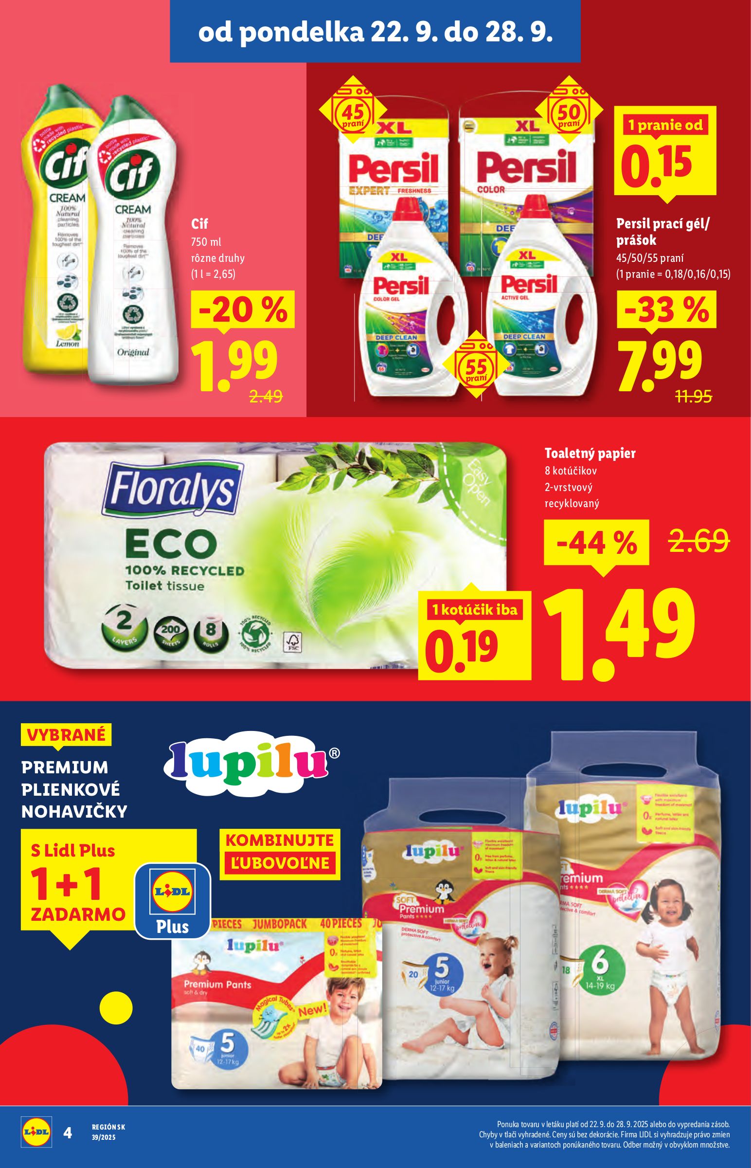 lidl - Leták Lidl - Špeciálne akcie - vybrané predajne platný od 22.09. do 28.09. - page: 4