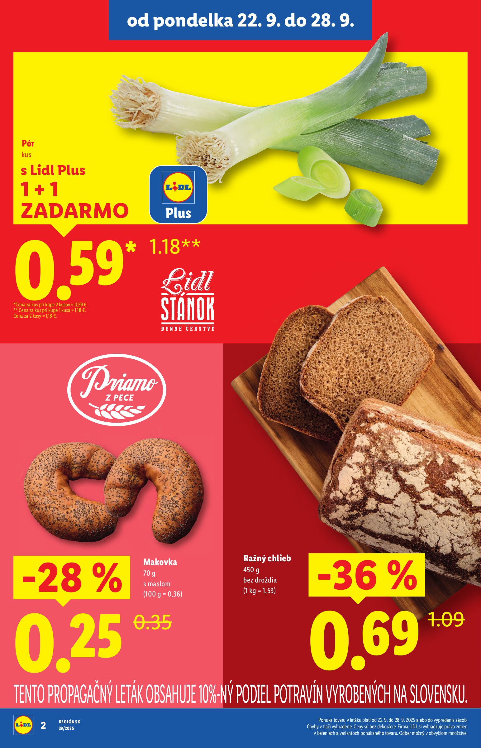 lidl - Leták Lidl - Špeciálne akcie - vybrané predajne platný od 22.09. do 28.09. - page: 2