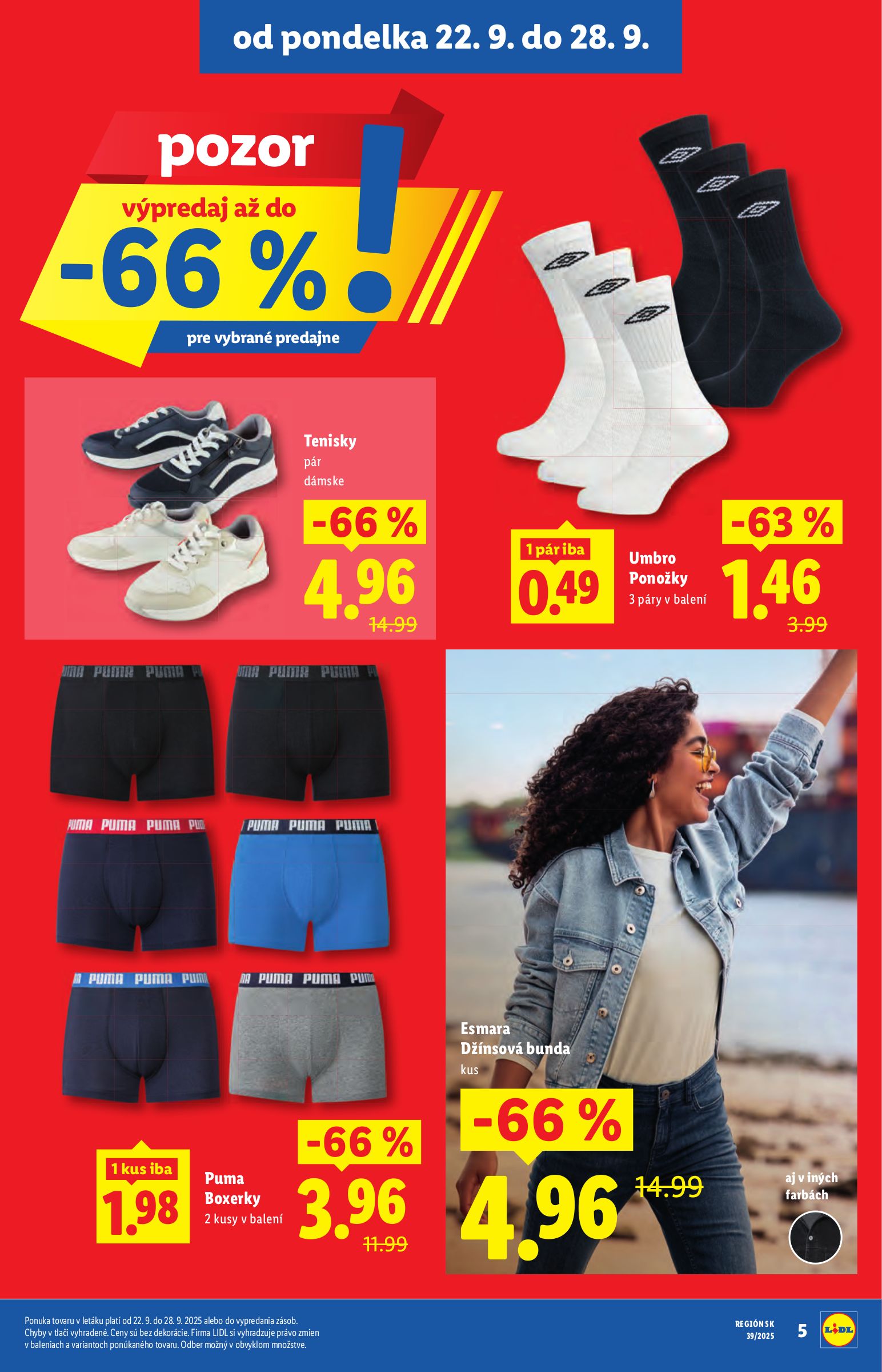 lidl - Leták Lidl - Špeciálne akcie - vybrané predajne platný od 22.09. do 28.09. - page: 5