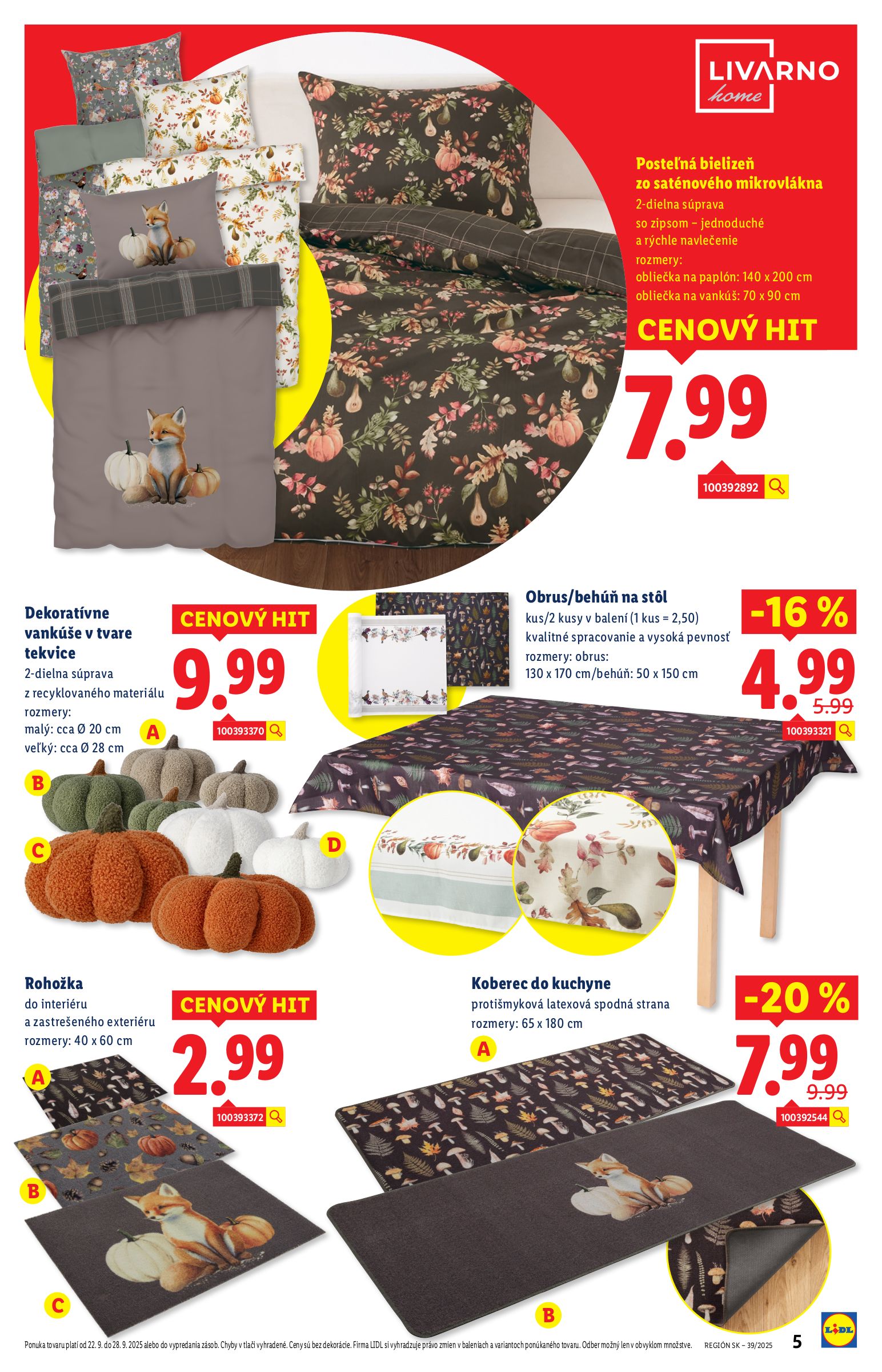 lidl - Leták Lidl.sk platný od 22.09. do 28.09. - page: 5