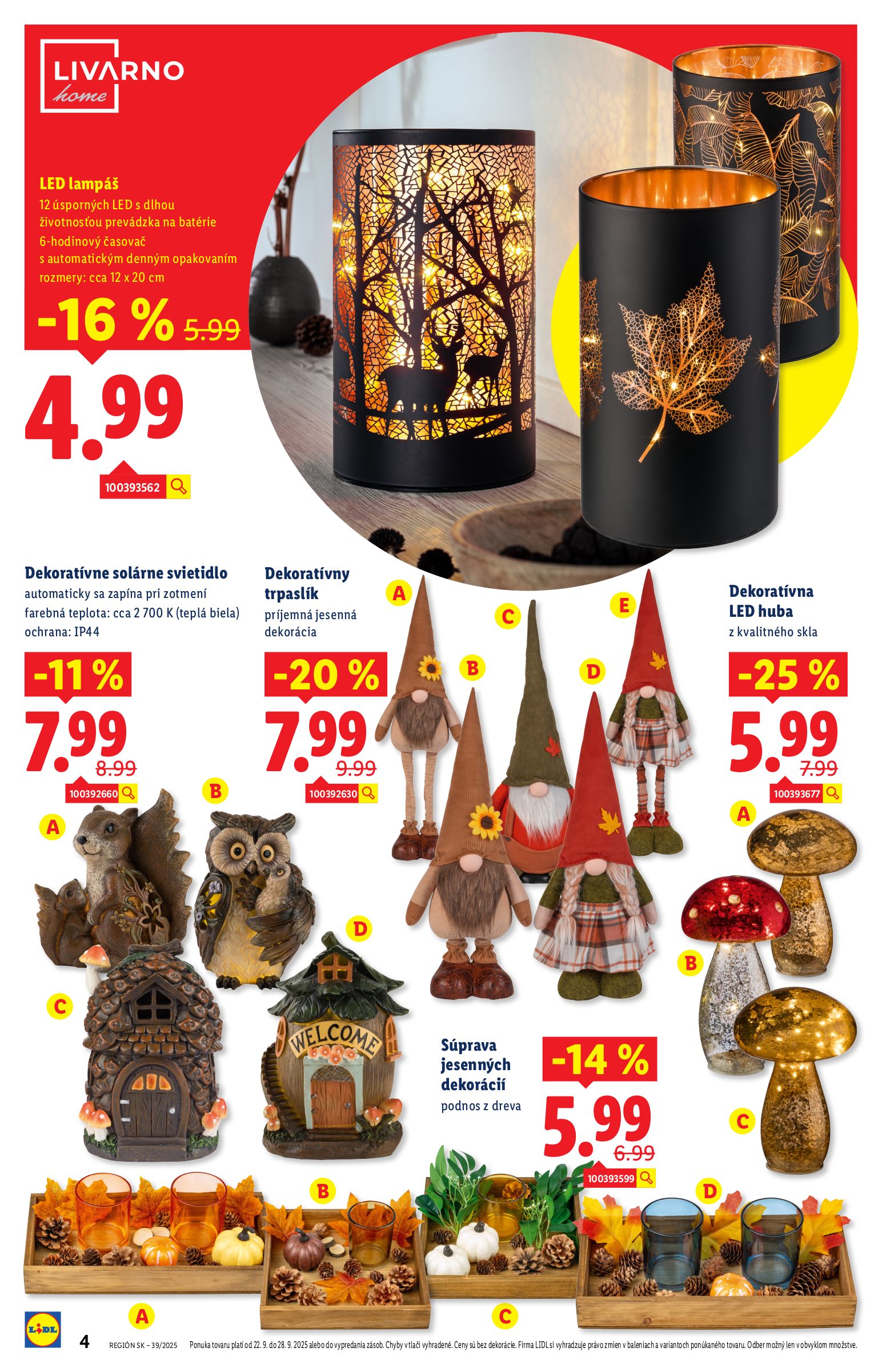 lidl - Leták Lidl.sk platný od 22.09. do 28.09. - page: 4