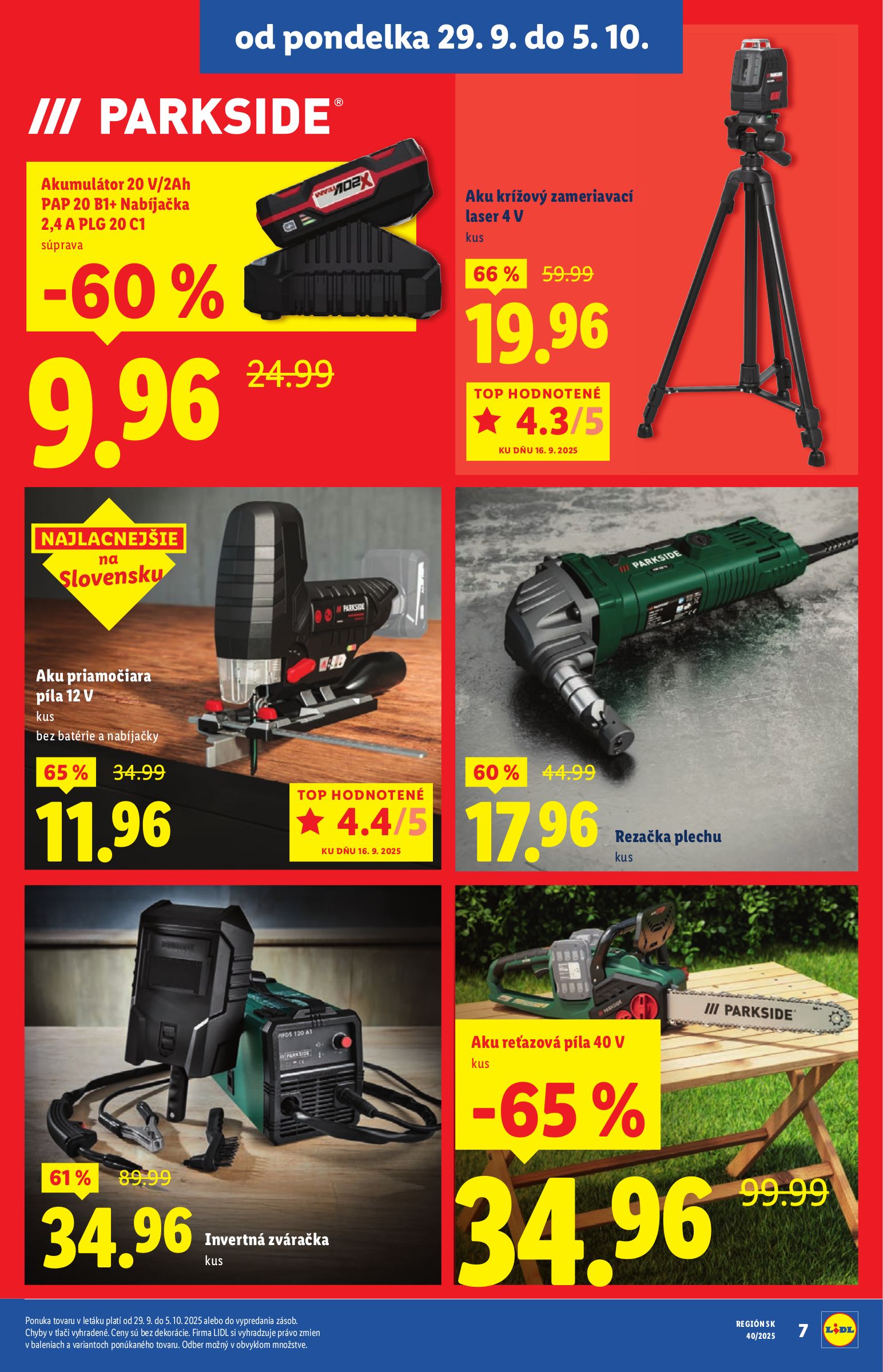 lidl - Leták Lidl - Extra akcie pre vybrané predajne platný od 29.09. do 05.10. - page: 9