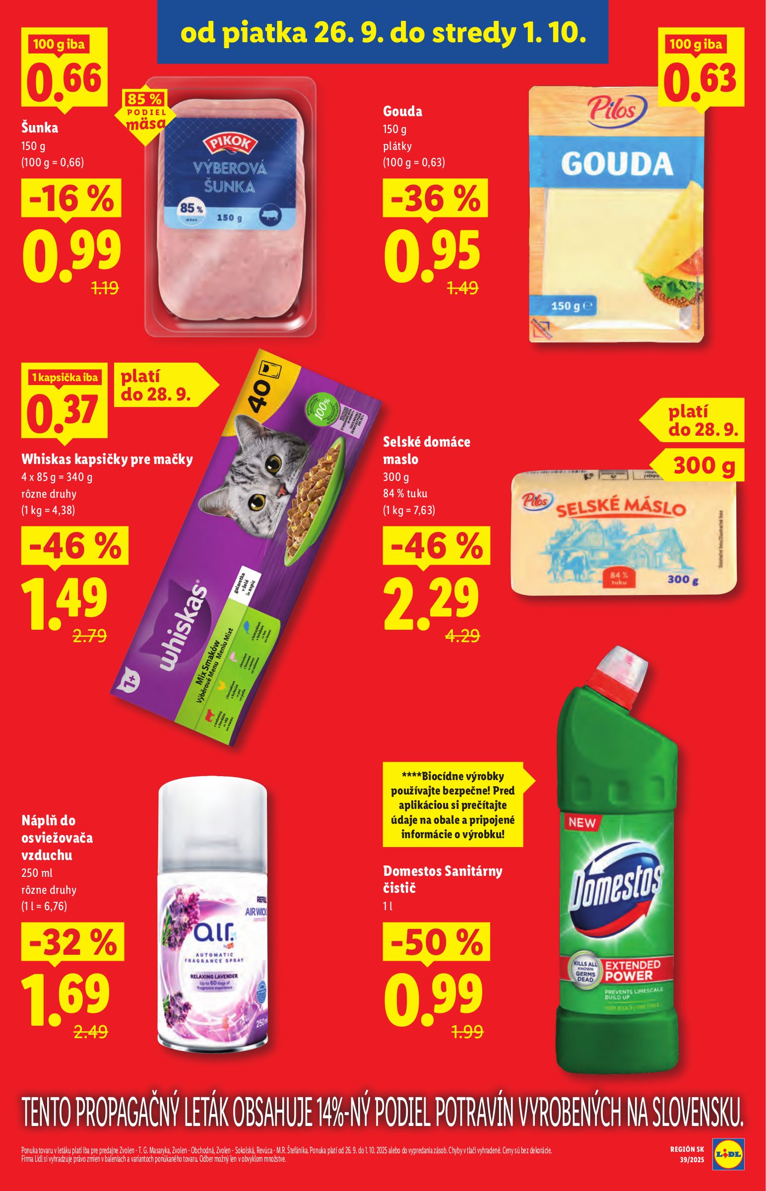 lidl - Leták Lidl - Extra akcie pre vybrané predajne platný od 29.09. do 05.10. - page: 3