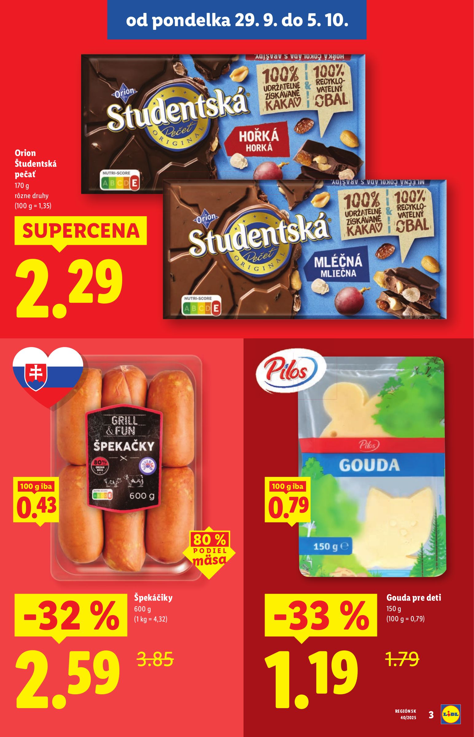 lidl - Leták Lidl - Extra akcie pre vybrané predajne platný od 29.09. do 05.10. - page: 5