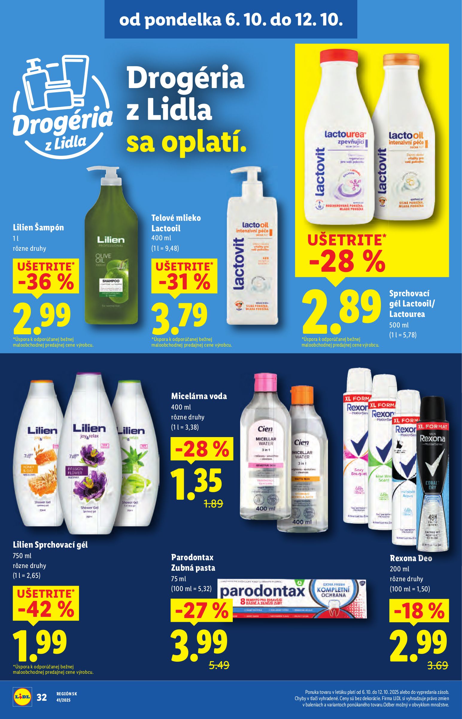 lidl - Leták Lidl platný od 06.10. do 12.10. - page: 44