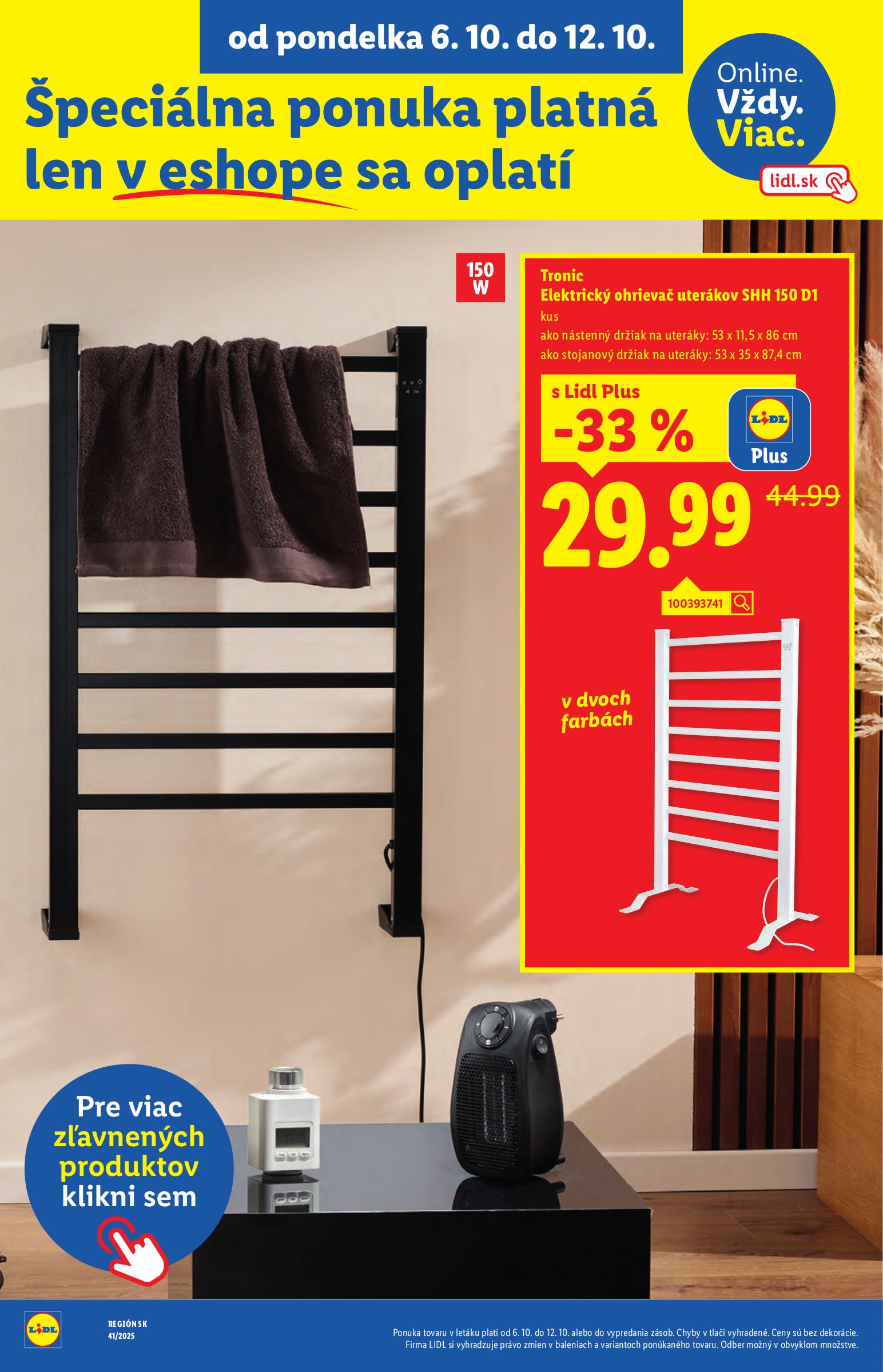 lidl - Leták Lidl platný od 06.10. do 12.10. - page: 66