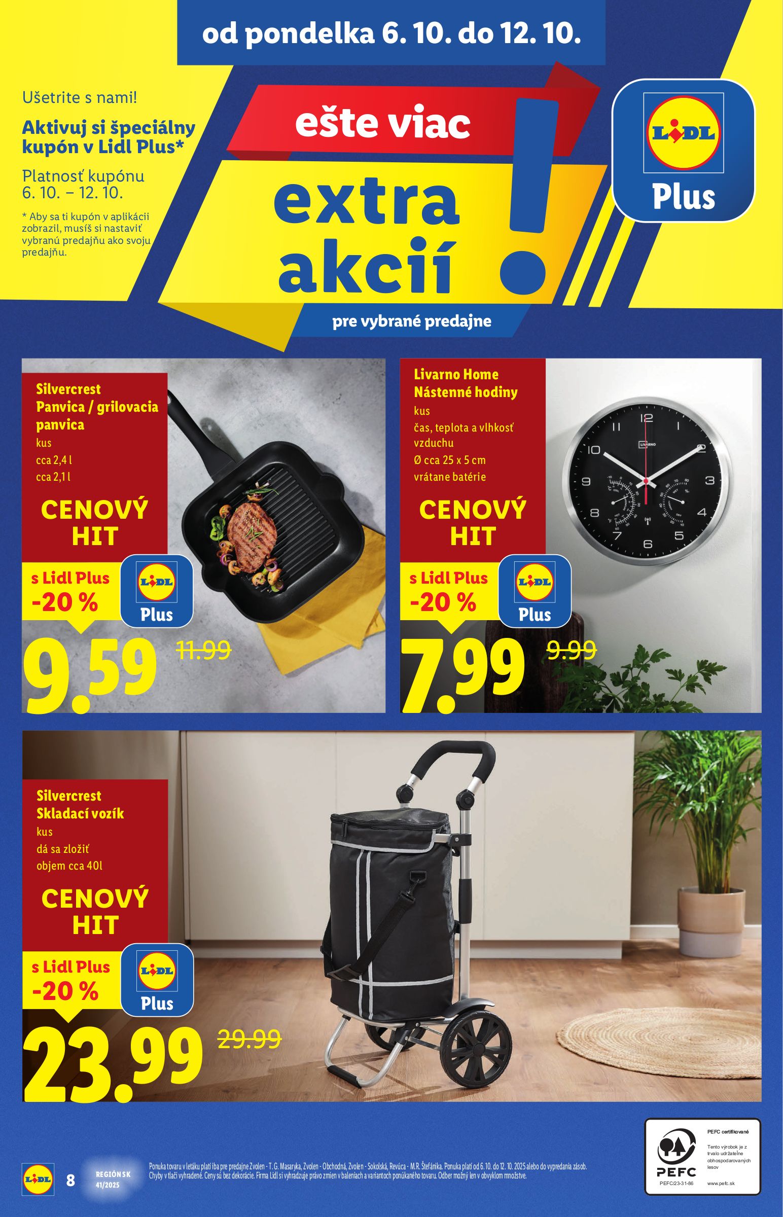 lidl - Leták Lidl - Extra akcie pre vybrané predajne platný od 06.10. do 12.10. - page: 10