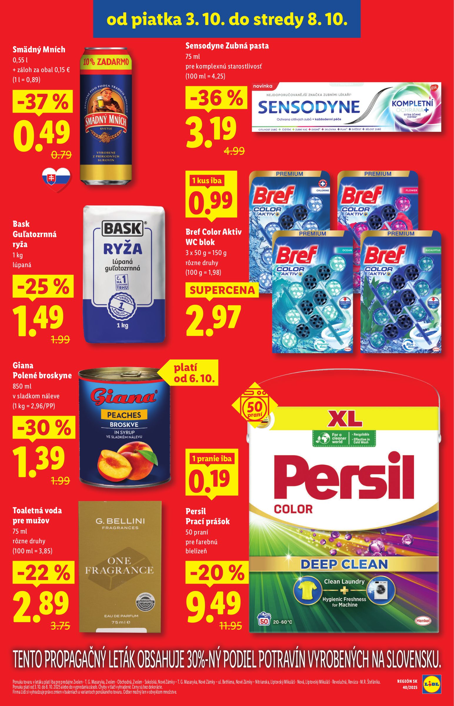lidl - Leták Lidl - Mega zľavy pre vybrané predajne platný od 03.10. do 08.10. - page: 2