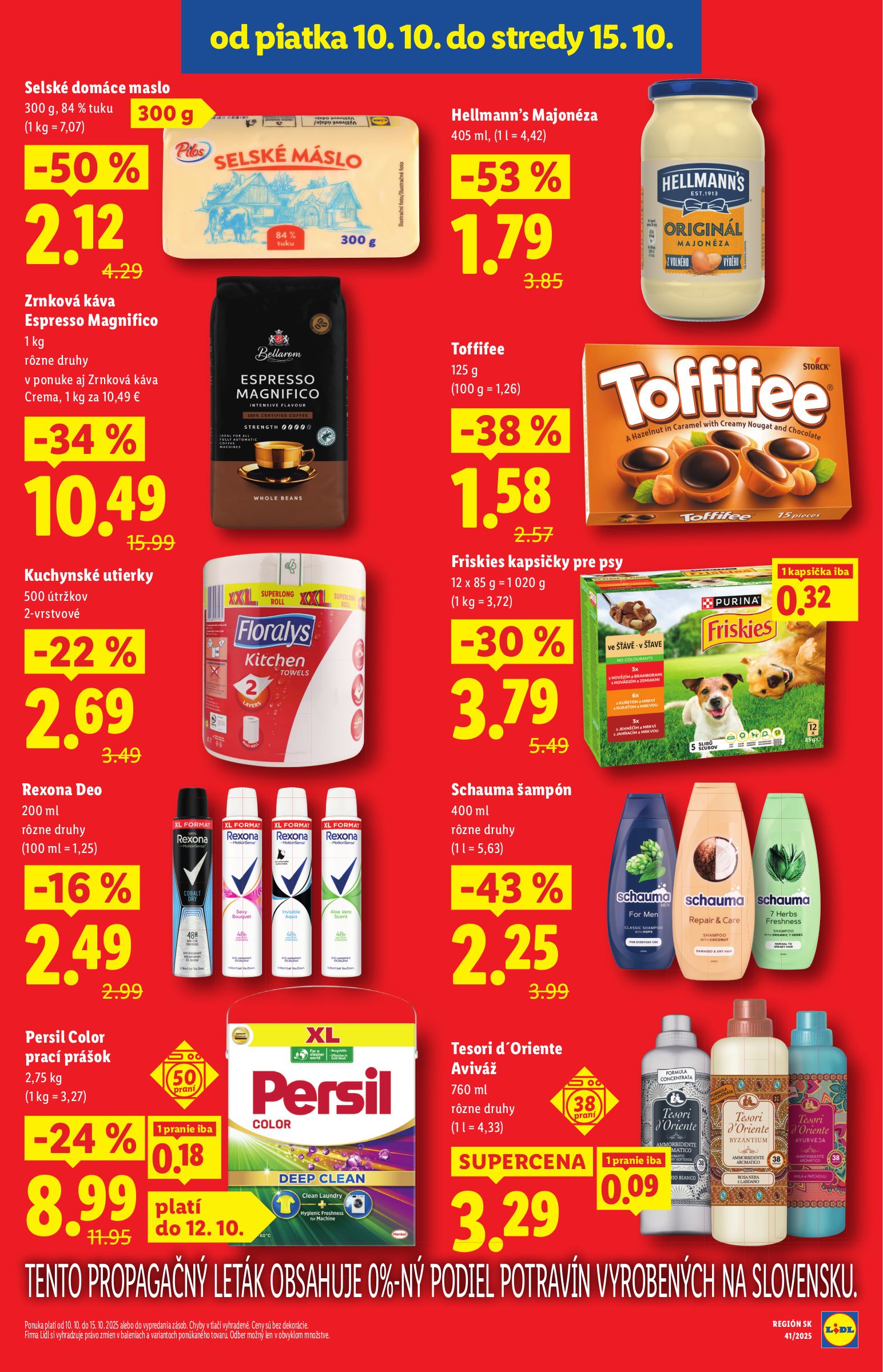 lidl - Leták Lidl - Extra akcie pre vybrané predajne platný od 13.10. do 19.10. - page: 3