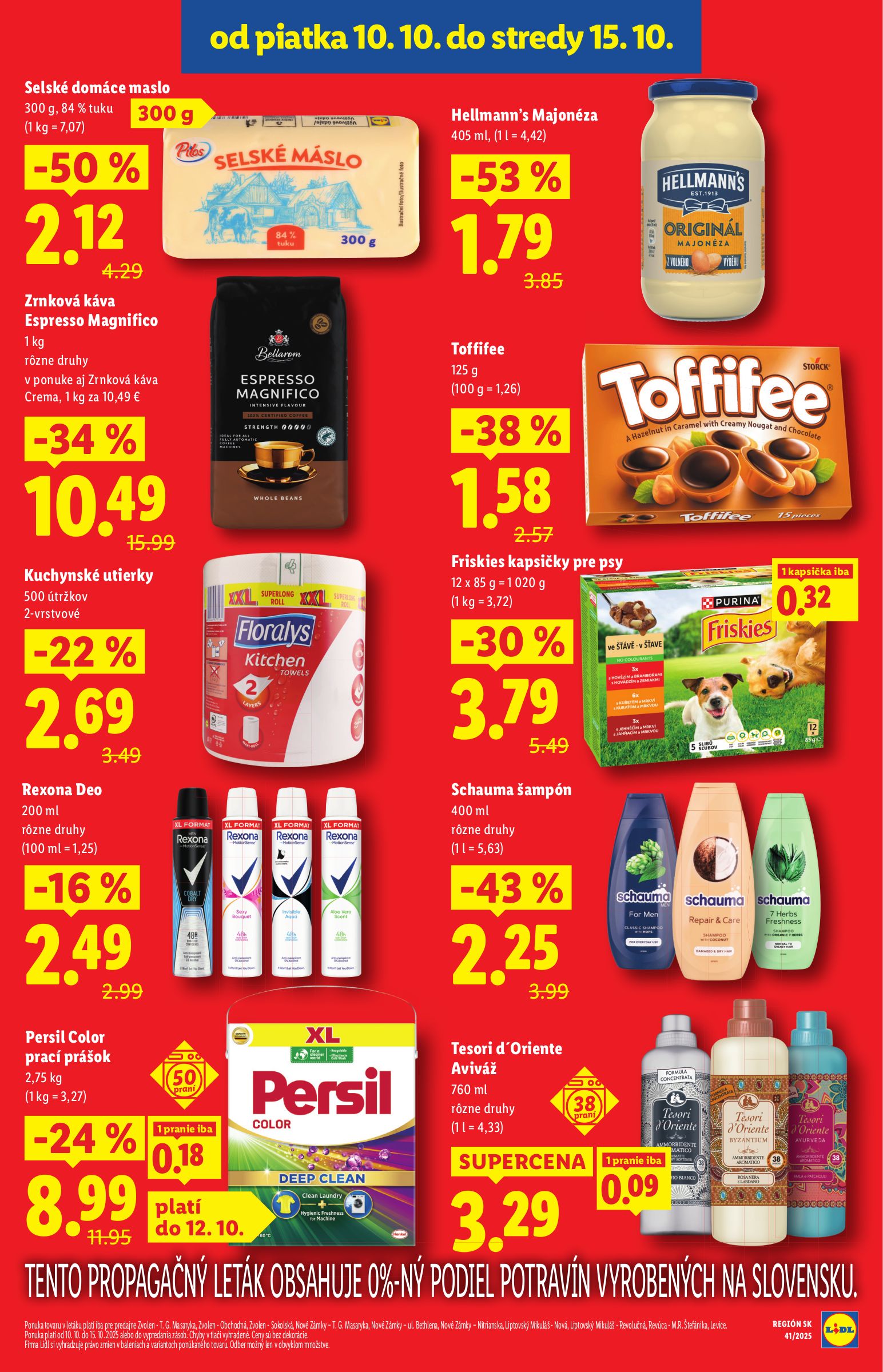 lidl - Leták Lidl - Mega zľavy pre vybrané predajne platný od 10.10. do 15.10. - page: 2