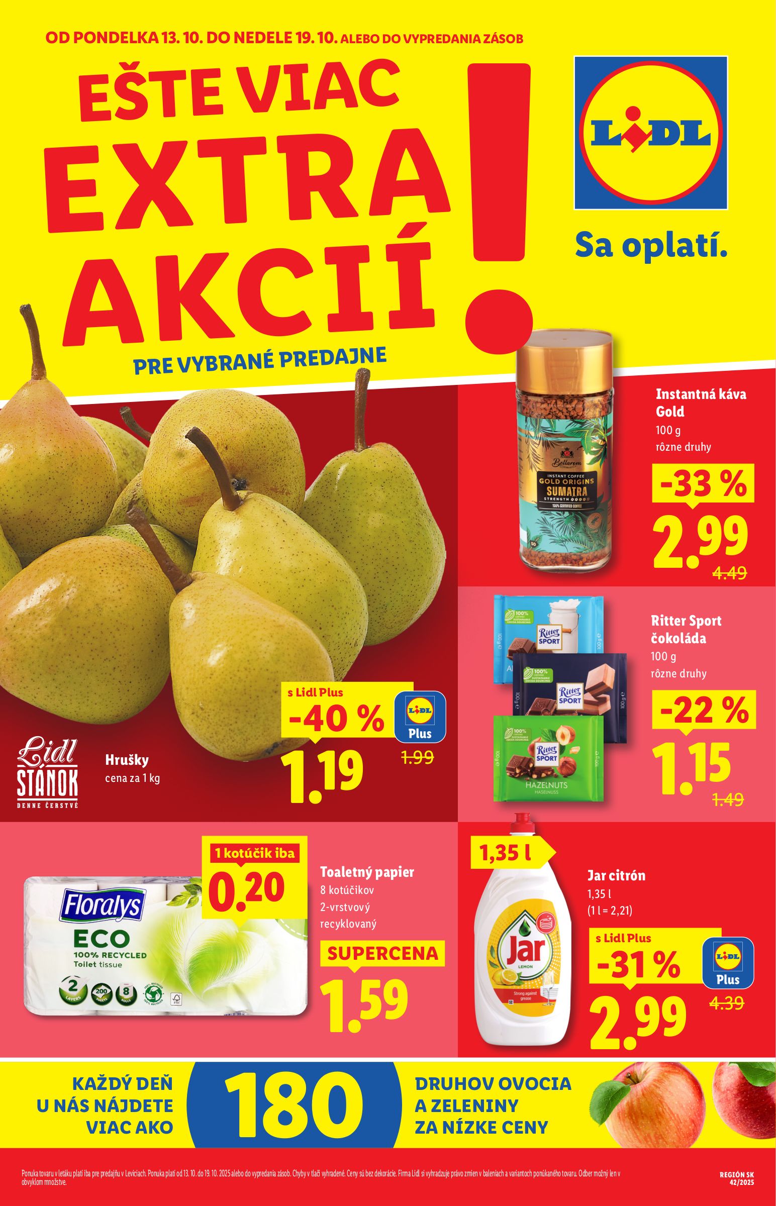 lidl - Leták Lidl - Špeciálne akcie - Levice platný od 13.10. do 19.10.