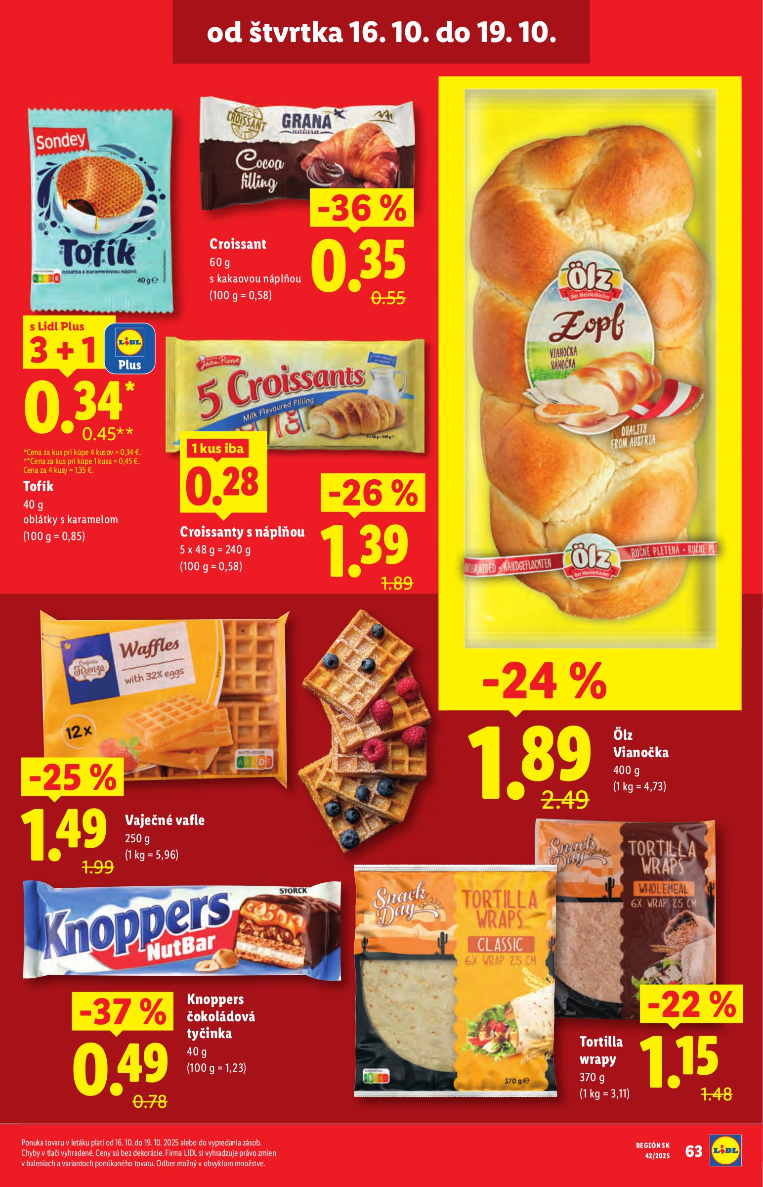 lidl - Leták Lidl platný od 16.10. do 19.10. - page: 25 lidl - Leták Lidl platný od 16.10. do 19.10. - page: 25