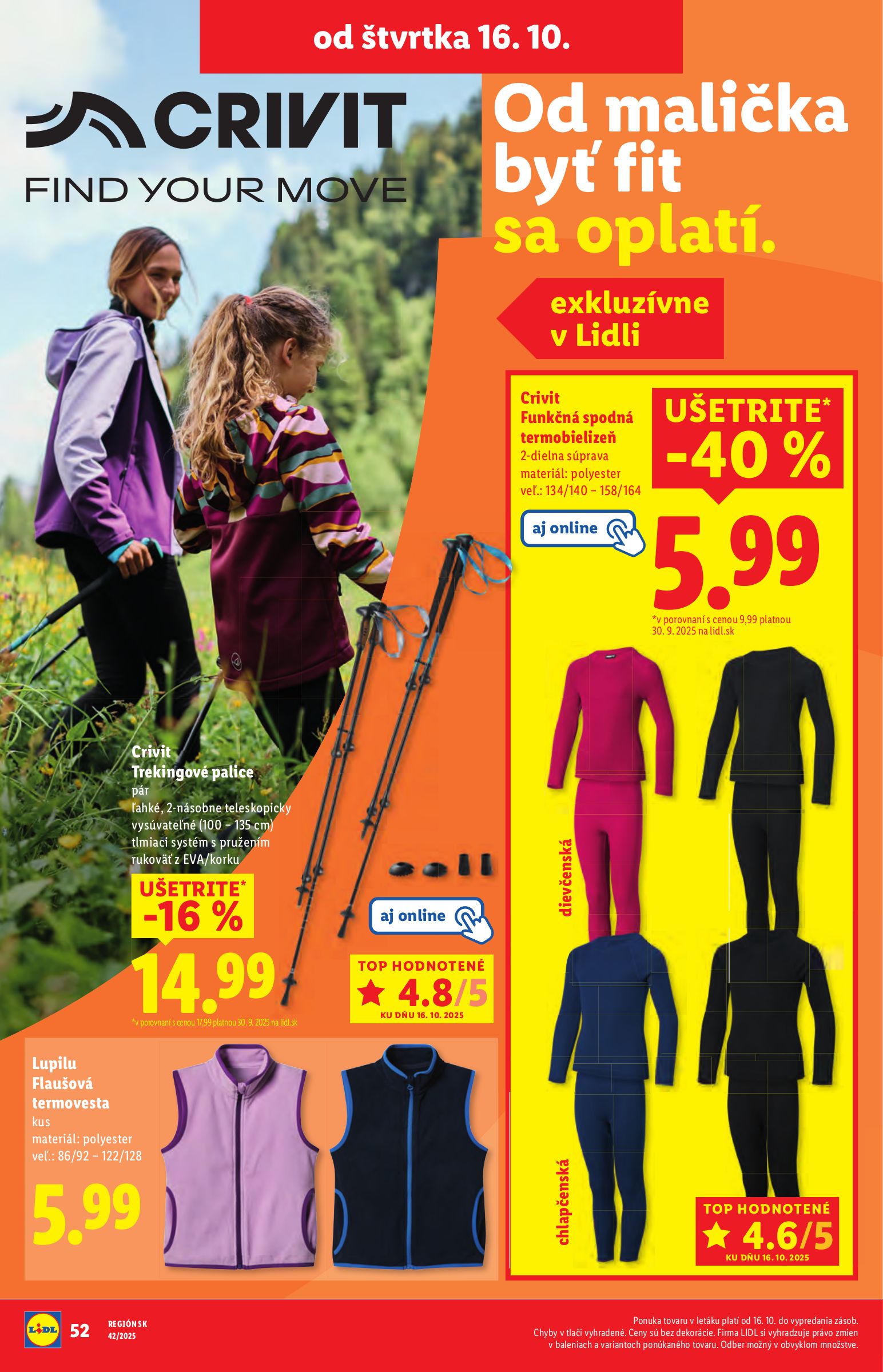 lidl - Leták Lidl platný od 16.10. do 19.10. - page: 40 lidl - Leták Lidl platný od 16.10. do 19.10. - page: 40