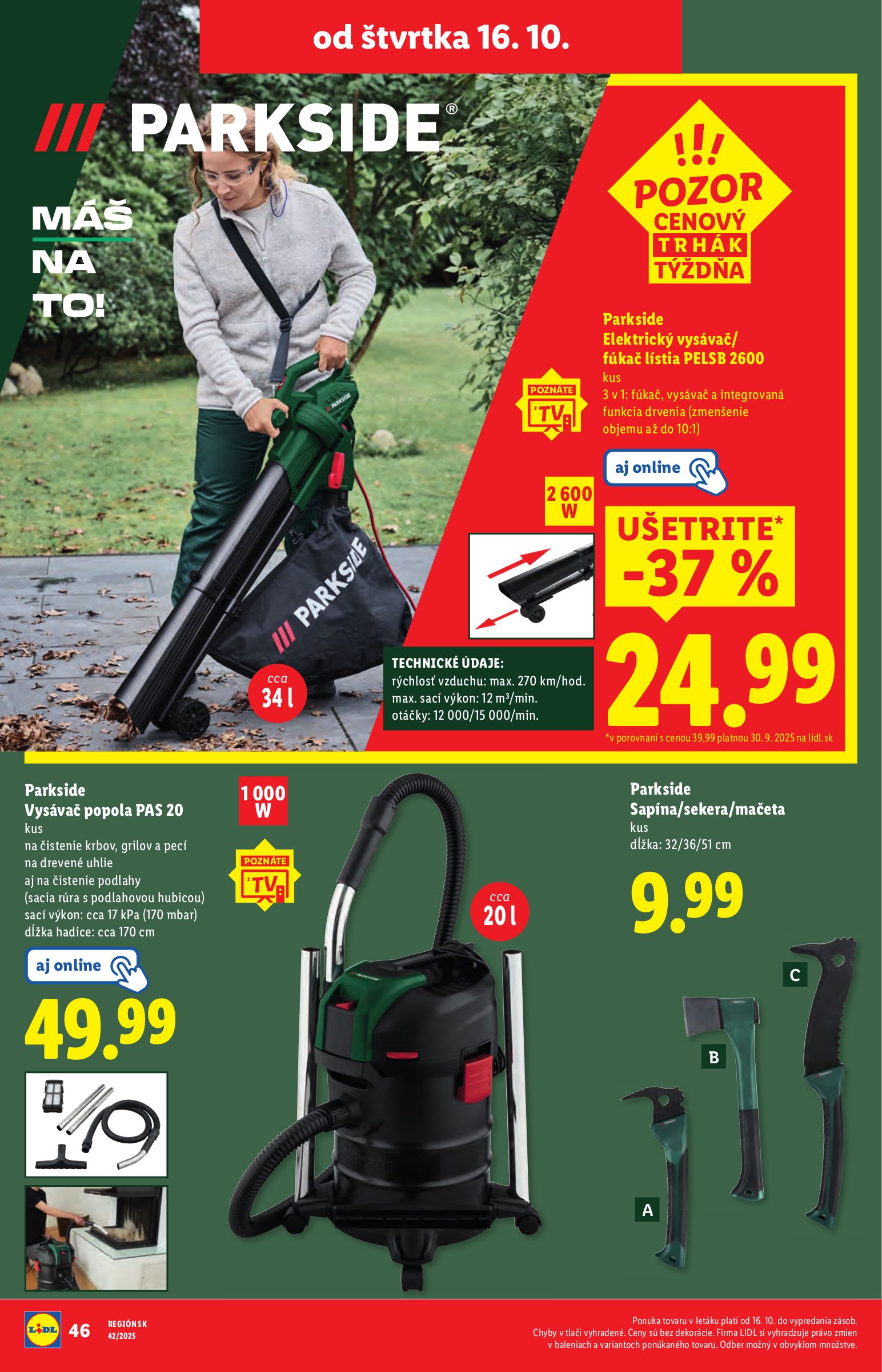 lidl - Leták Lidl platný od 16.10. do 19.10. - page: 34 lidl - Leták Lidl platný od 16.10. do 19.10. - page: 34