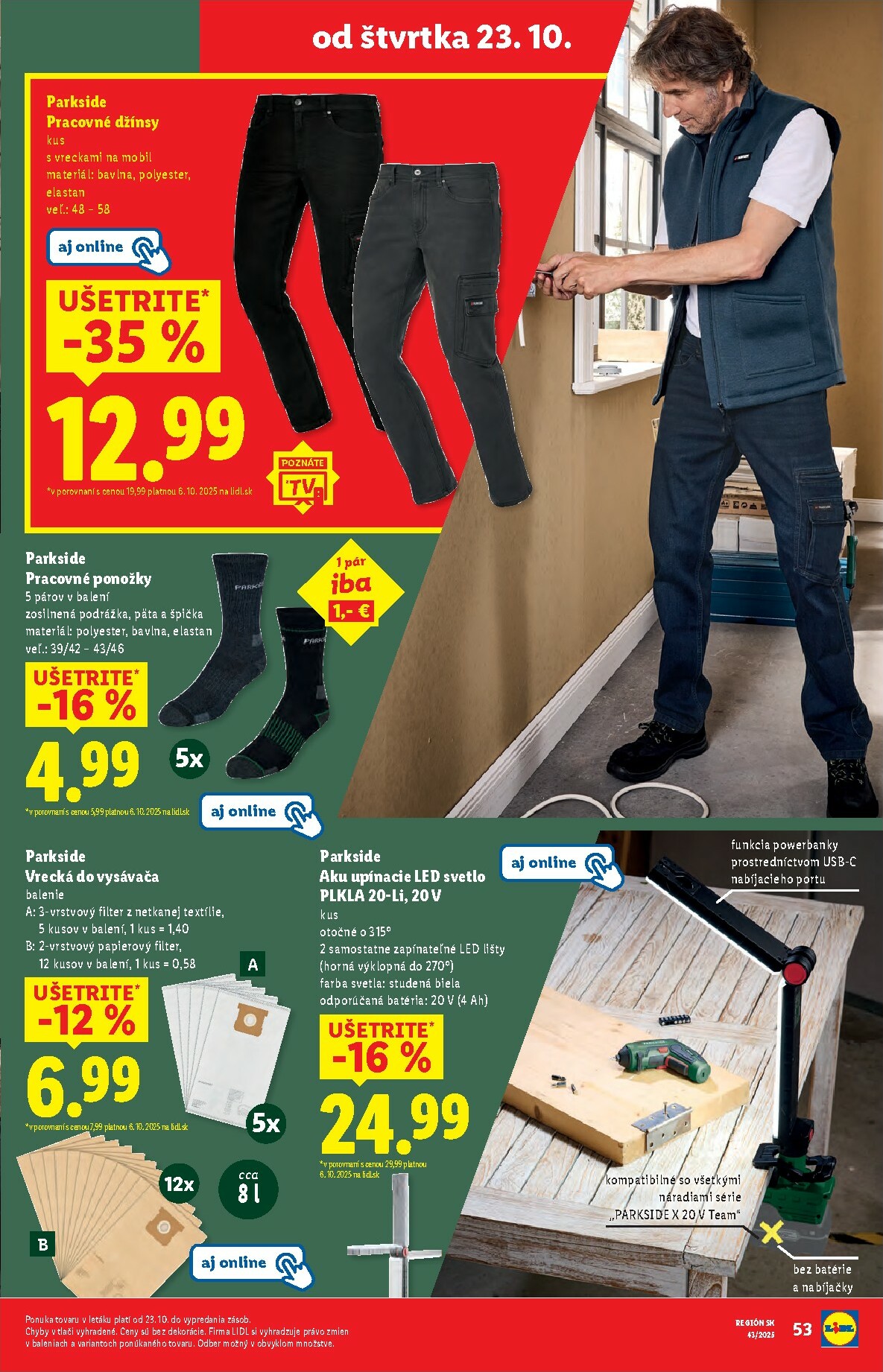 lidl - Leták Lidl platný od 20.10. do 26.10. - page: 91 lidl - Leták Lidl platný od 20.10. do 26.10. - page: 91