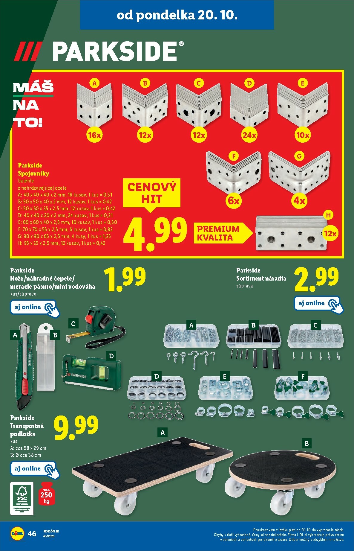 lidl - Leták Lidl platný od 20.10. do 26.10. - page: 62 lidl - Leták Lidl platný od 20.10. do 26.10. - page: 62