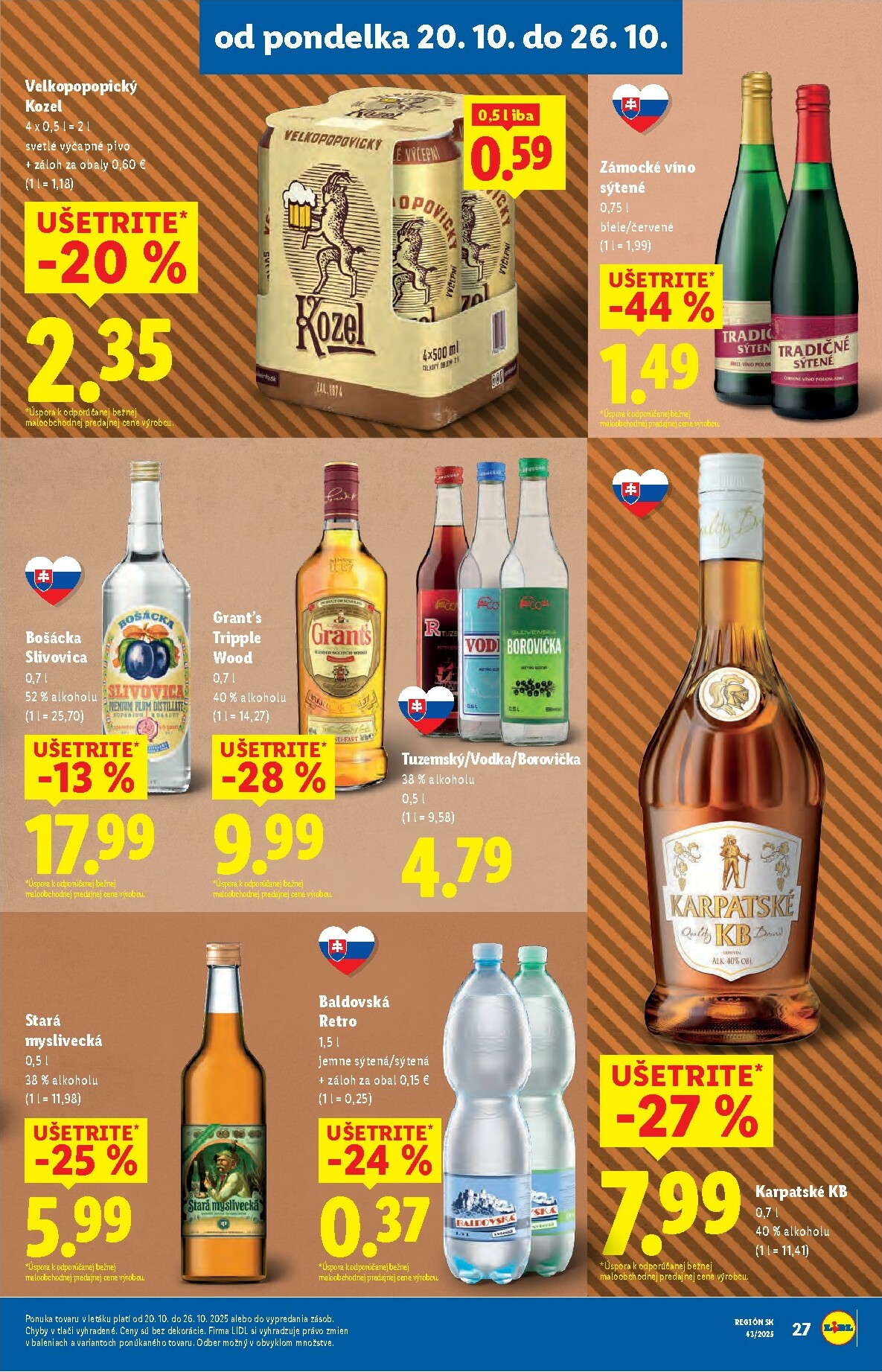 lidl - Leták Lidl platný od 20.10. do 26.10. - page: 39 lidl - Leták Lidl platný od 20.10. do 26.10. - page: 39