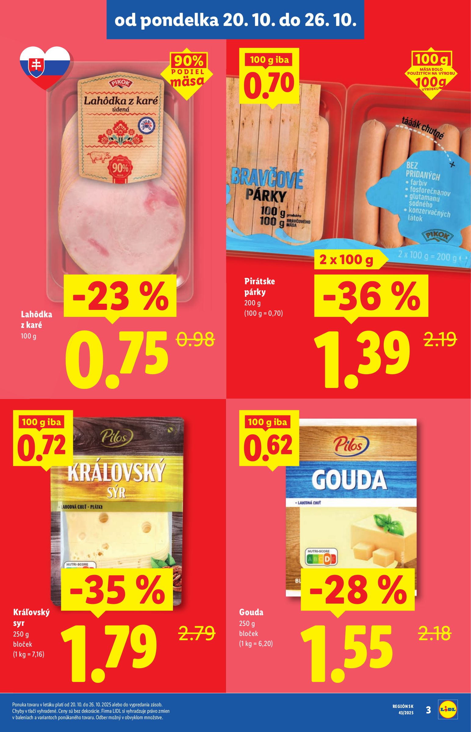 lidl - Leták Lidl - Špeciálne akcie - vybrané predajne platný od 20.10. do 26.10. - page: 3