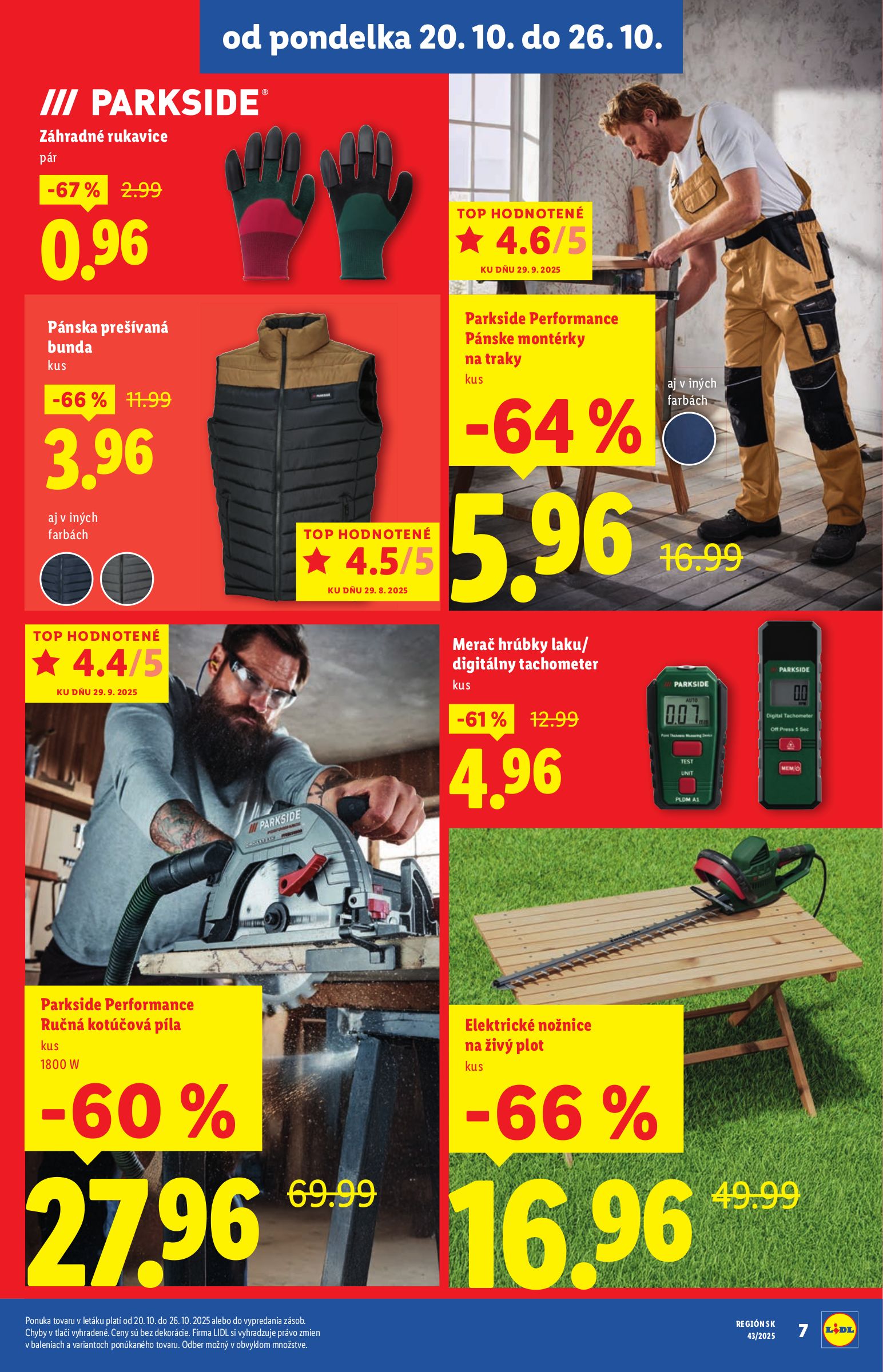 lidl - Leták Lidl - Špeciálne akcie - vybrané predajne platný od 20.10. do 26.10. - page: 7