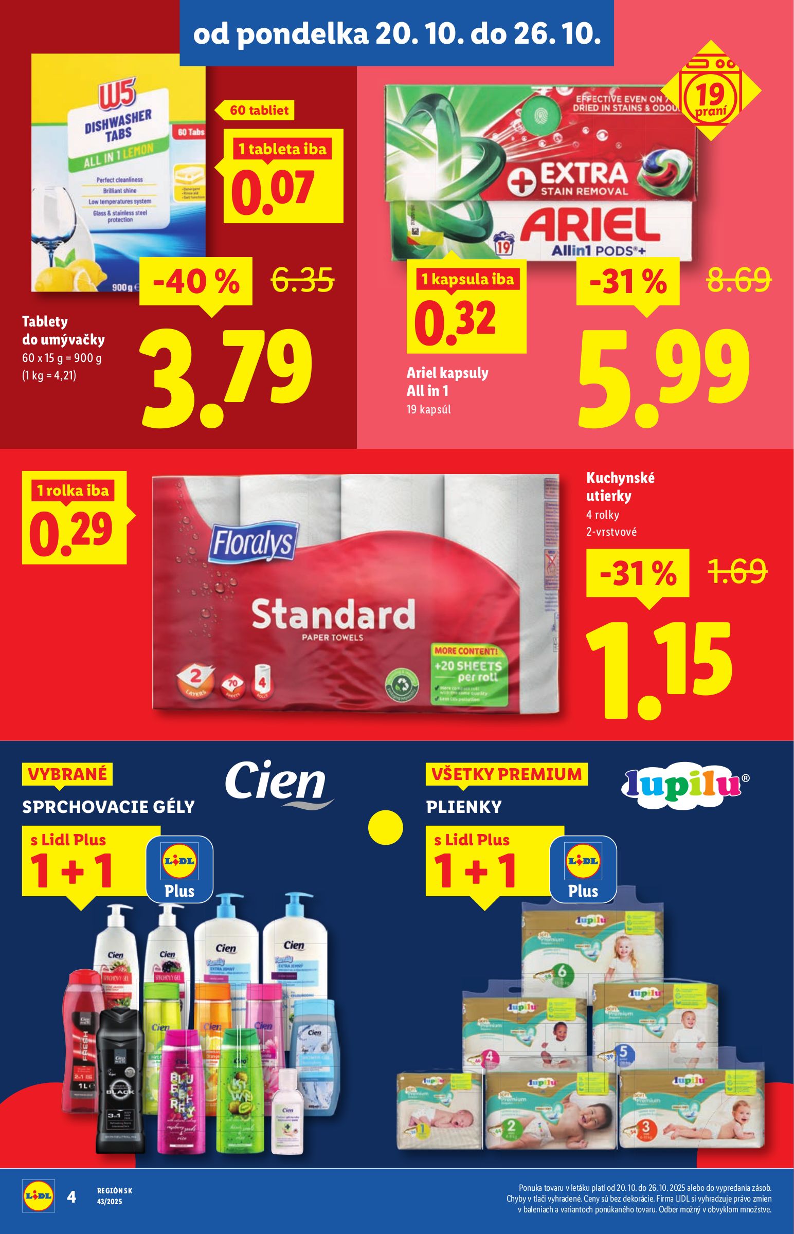 lidl - Leták Lidl - Špeciálne akcie - vybrané predajne platný od 20.10. do 26.10. - page: 4