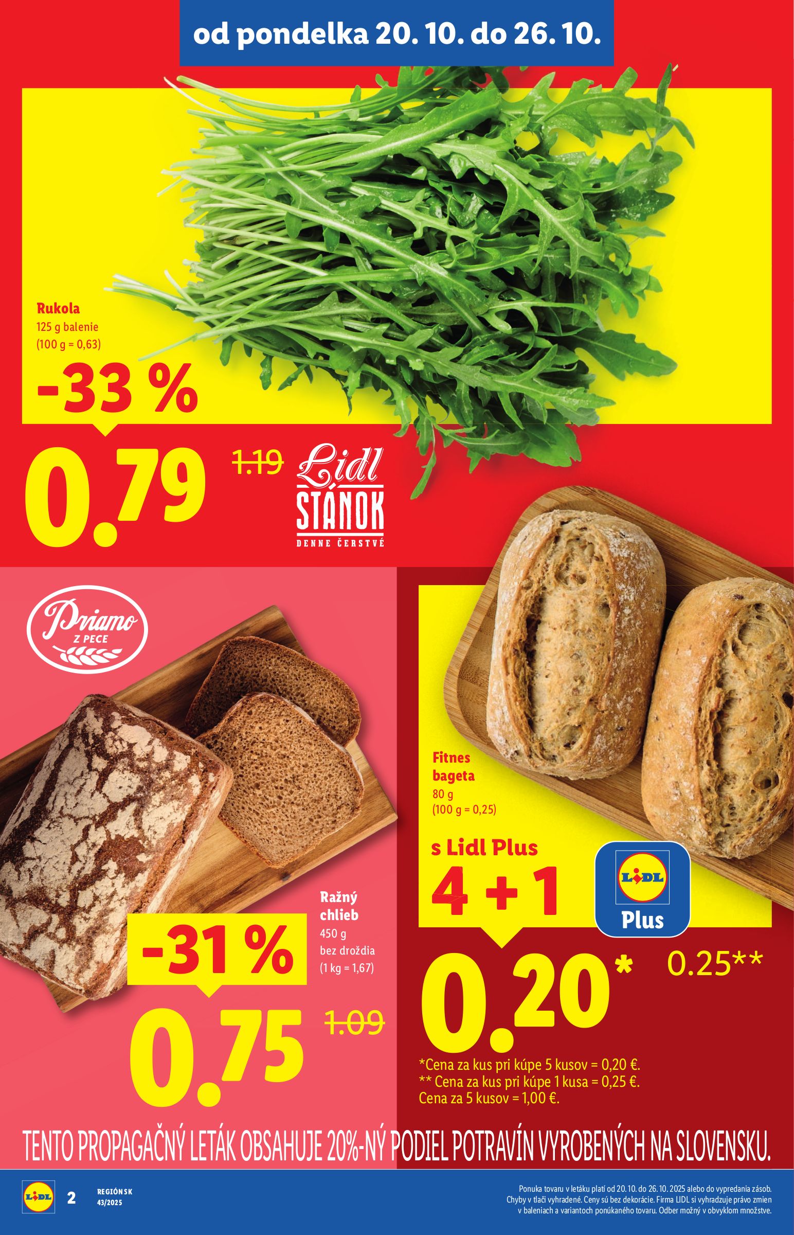 lidl - Leták Lidl - Špeciálne akcie - vybrané predajne platný od 20.10. do 26.10. - page: 2