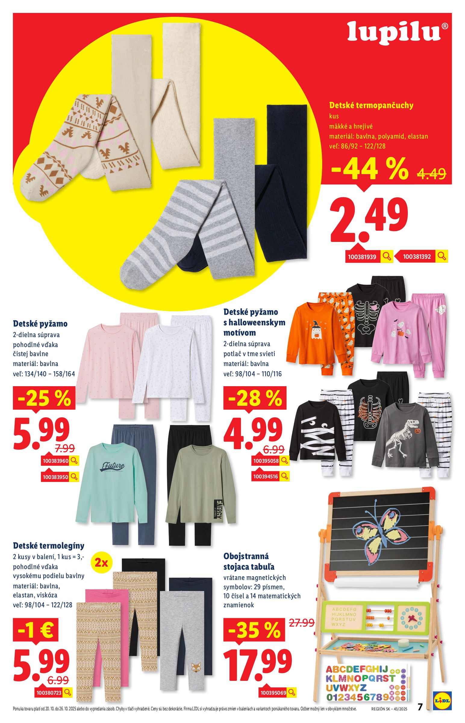lidl - Leták Lidl.sk platný od 20.10. do 26.10. - page: 7