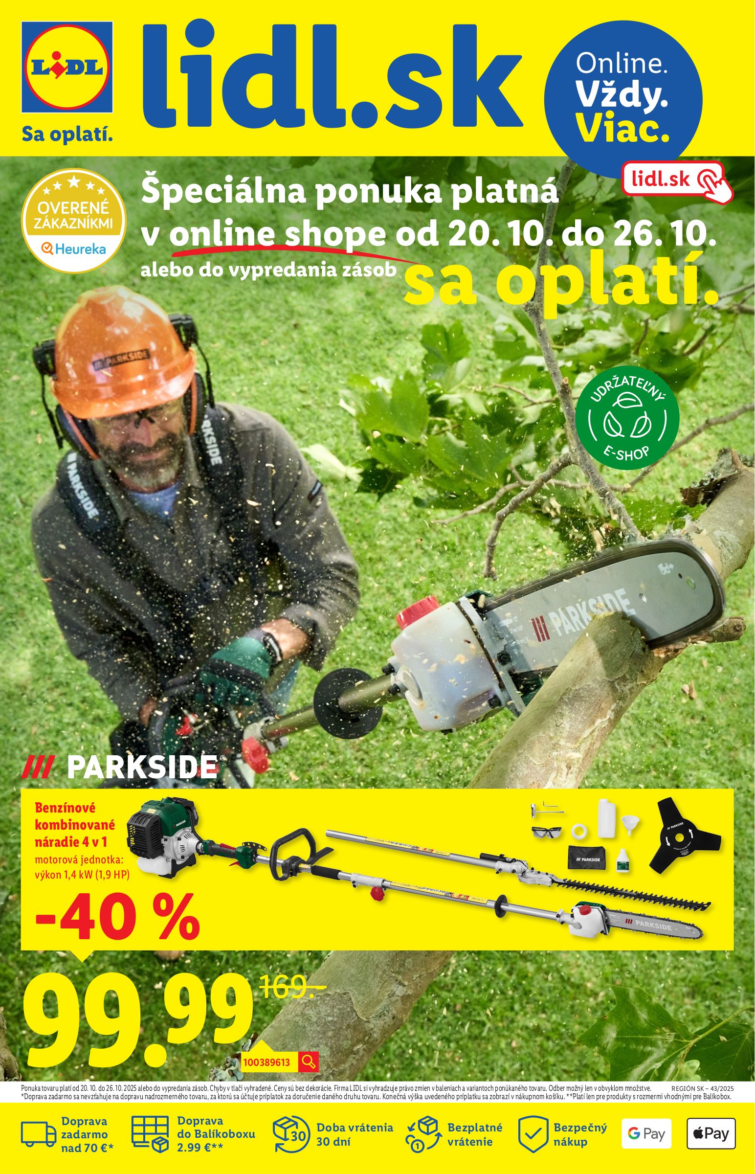 lidl - Leták Lidl.sk platný od 20.10. do 26.10.