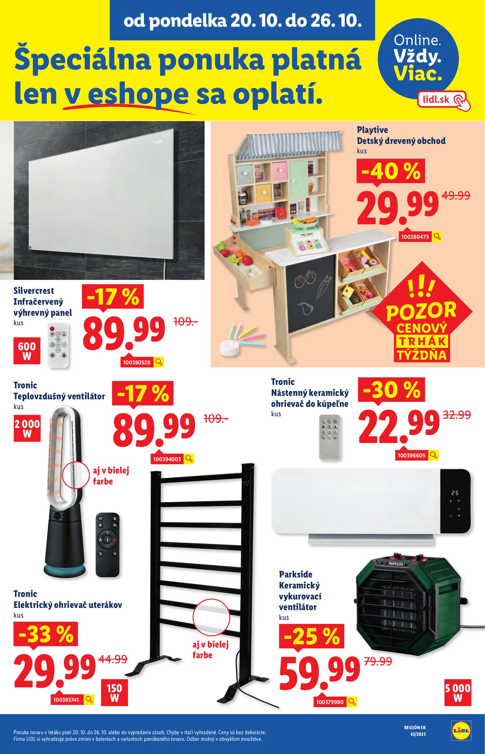 lidl - Leták Lidl platný od 23.10. do 26.10. - page: 96 lidl - Leták Lidl platný od 23.10. do 26.10. - page: 96