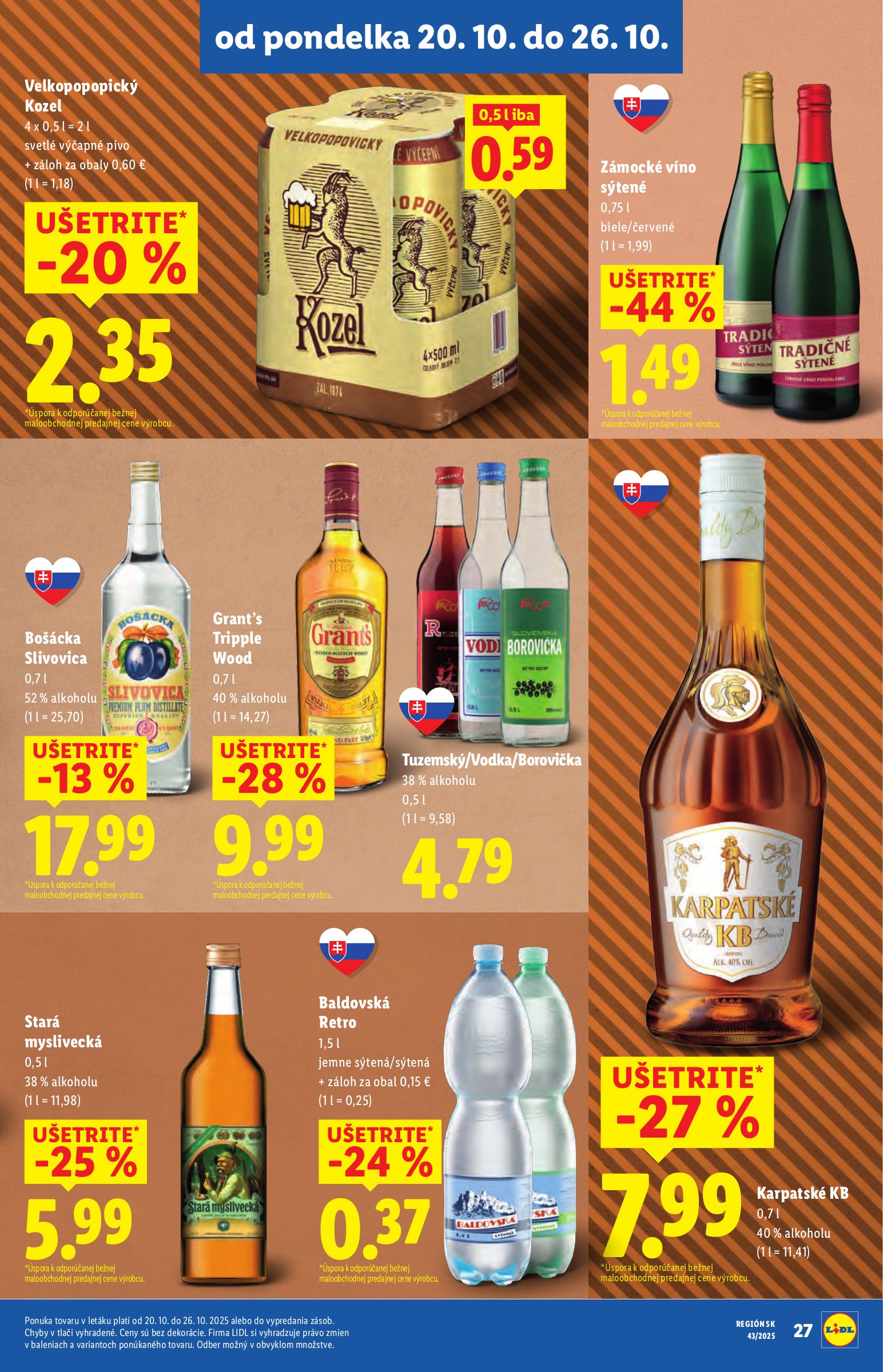 lidl - Leták Lidl platný od 23.10. do 26.10. - page: 71 lidl - Leták Lidl platný od 23.10. do 26.10. - page: 71