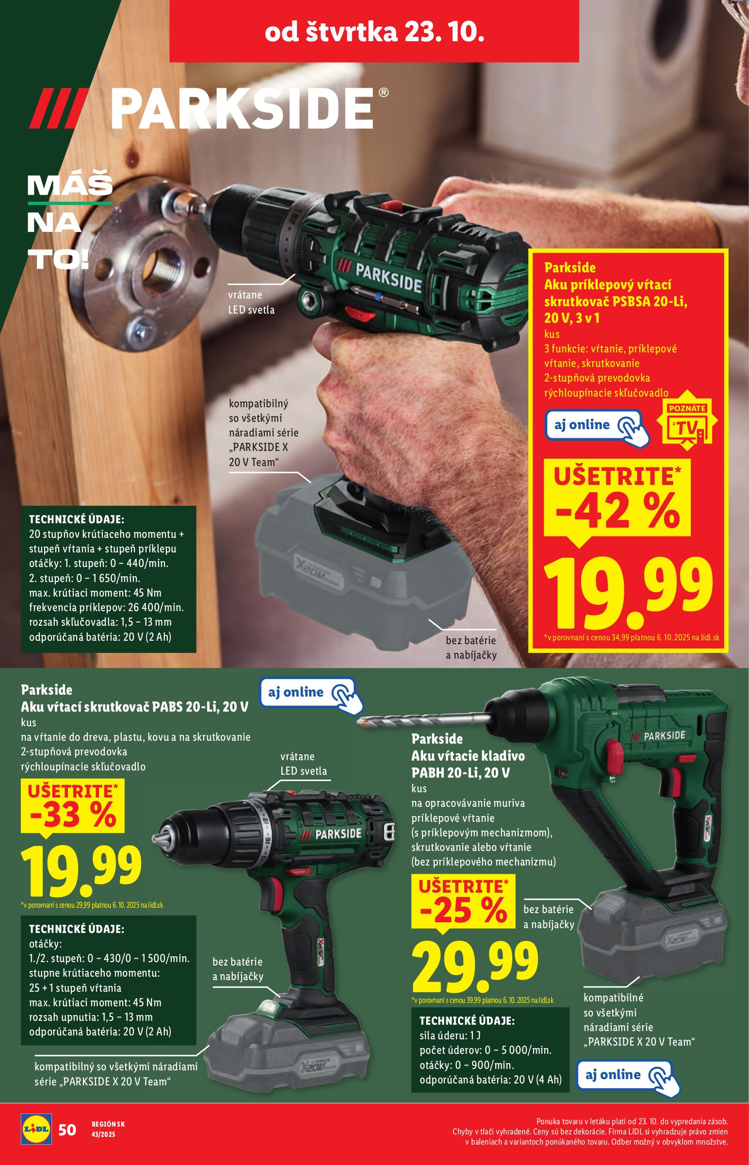 lidl - Leták Lidl platný od 23.10. do 26.10. - page: 32 lidl - Leták Lidl platný od 23.10. do 26.10. - page: 32