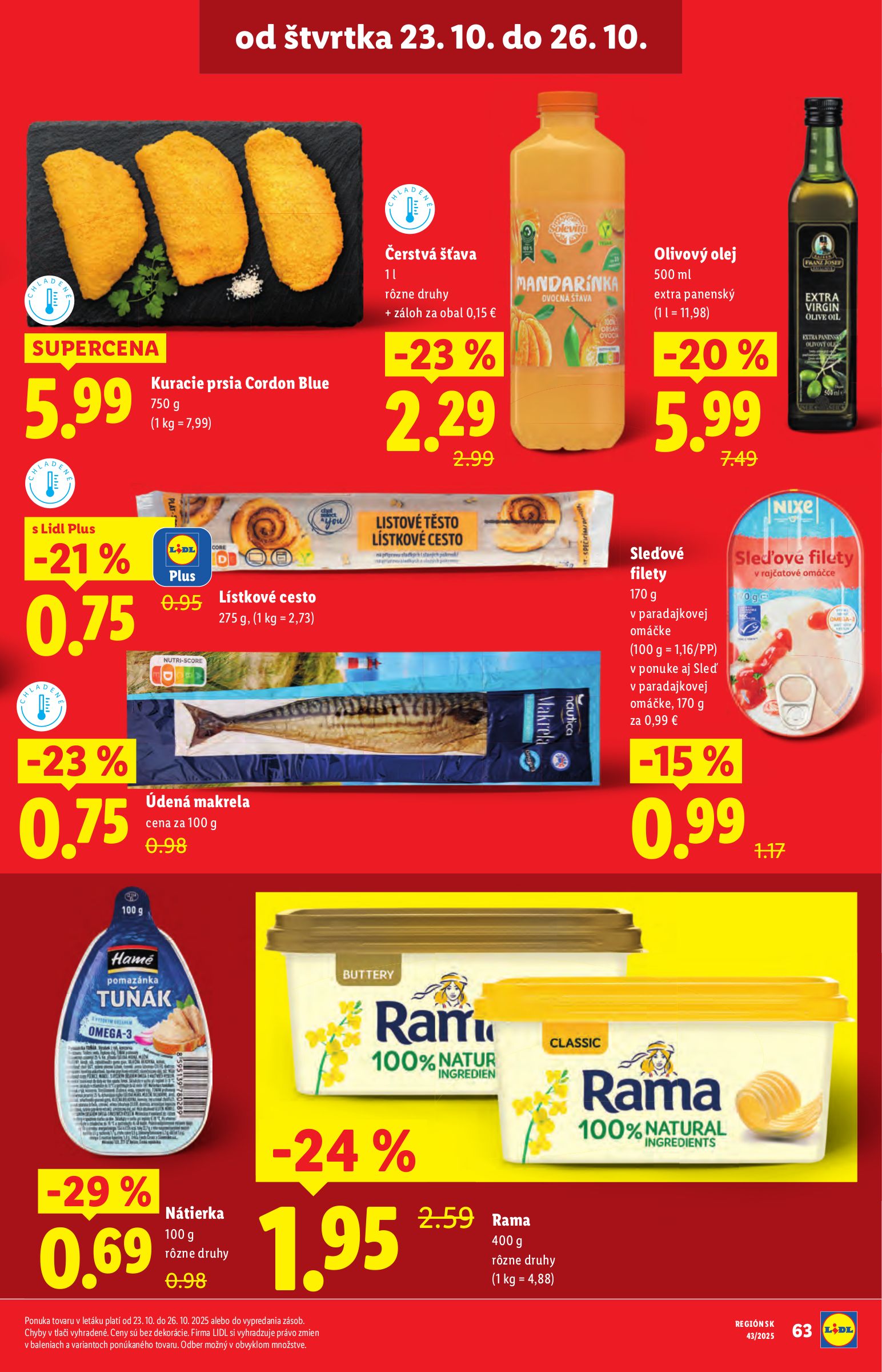 lidl - Leták Lidl platný od 23.10. do 26.10. - page: 21 lidl - Leták Lidl platný od 23.10. do 26.10. - page: 21