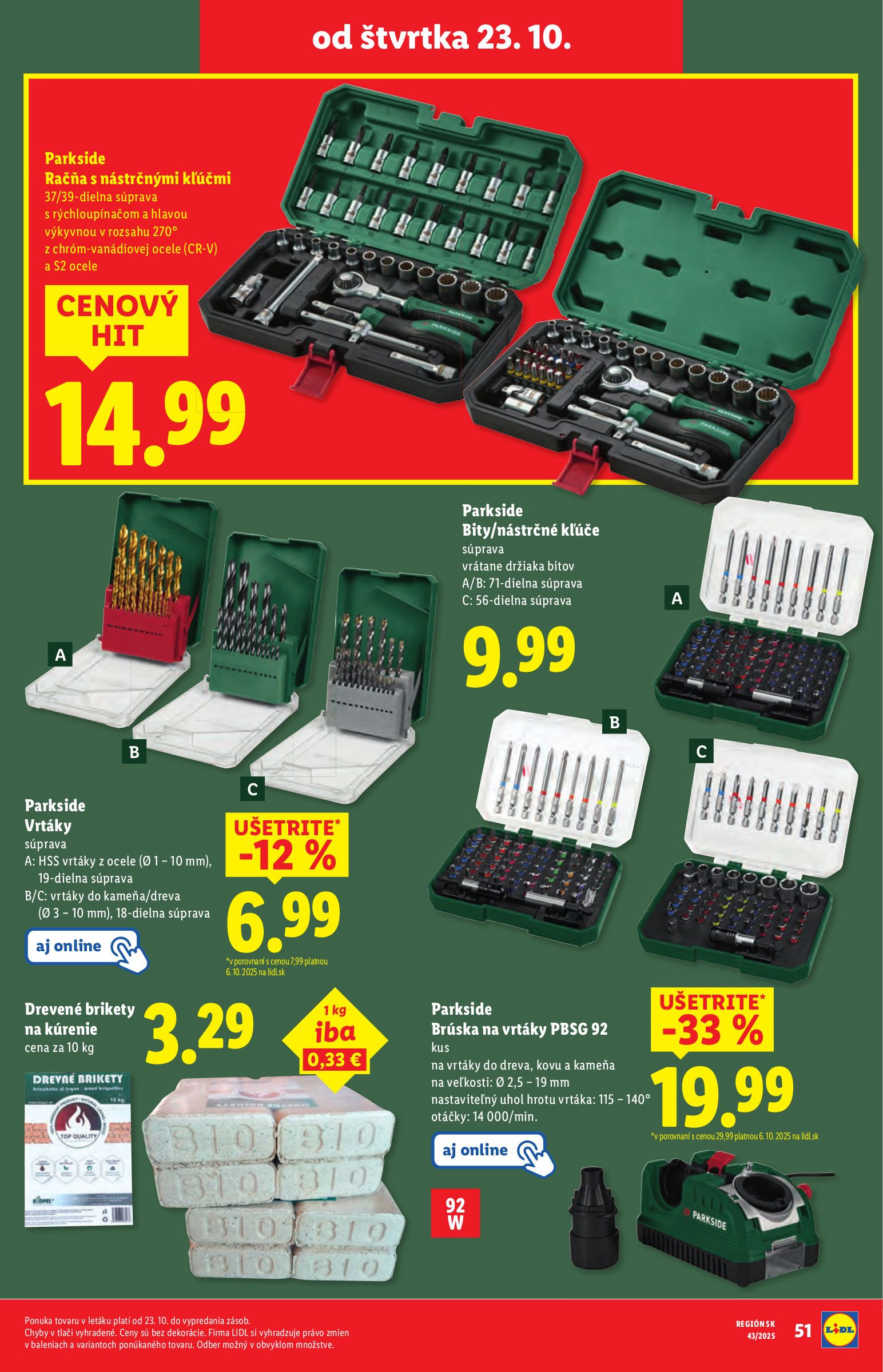 lidl - Leták Lidl platný od 23.10. do 26.10. - page: 33 lidl - Leták Lidl platný od 23.10. do 26.10. - page: 33