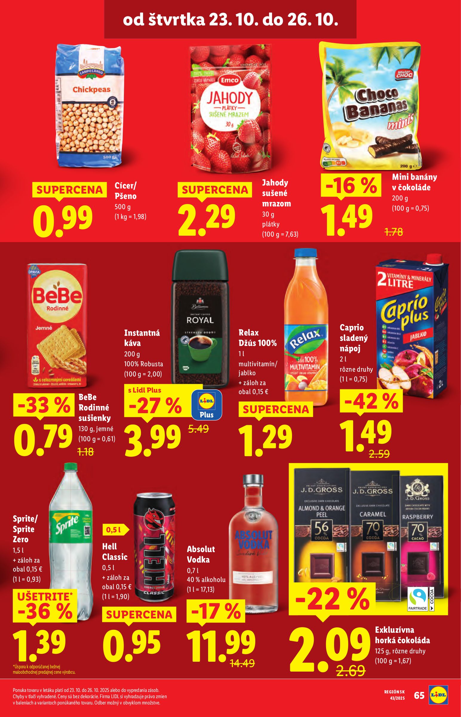 lidl - Leták Lidl platný od 23.10. do 26.10. - page: 23 lidl - Leták Lidl platný od 23.10. do 26.10. - page: 23