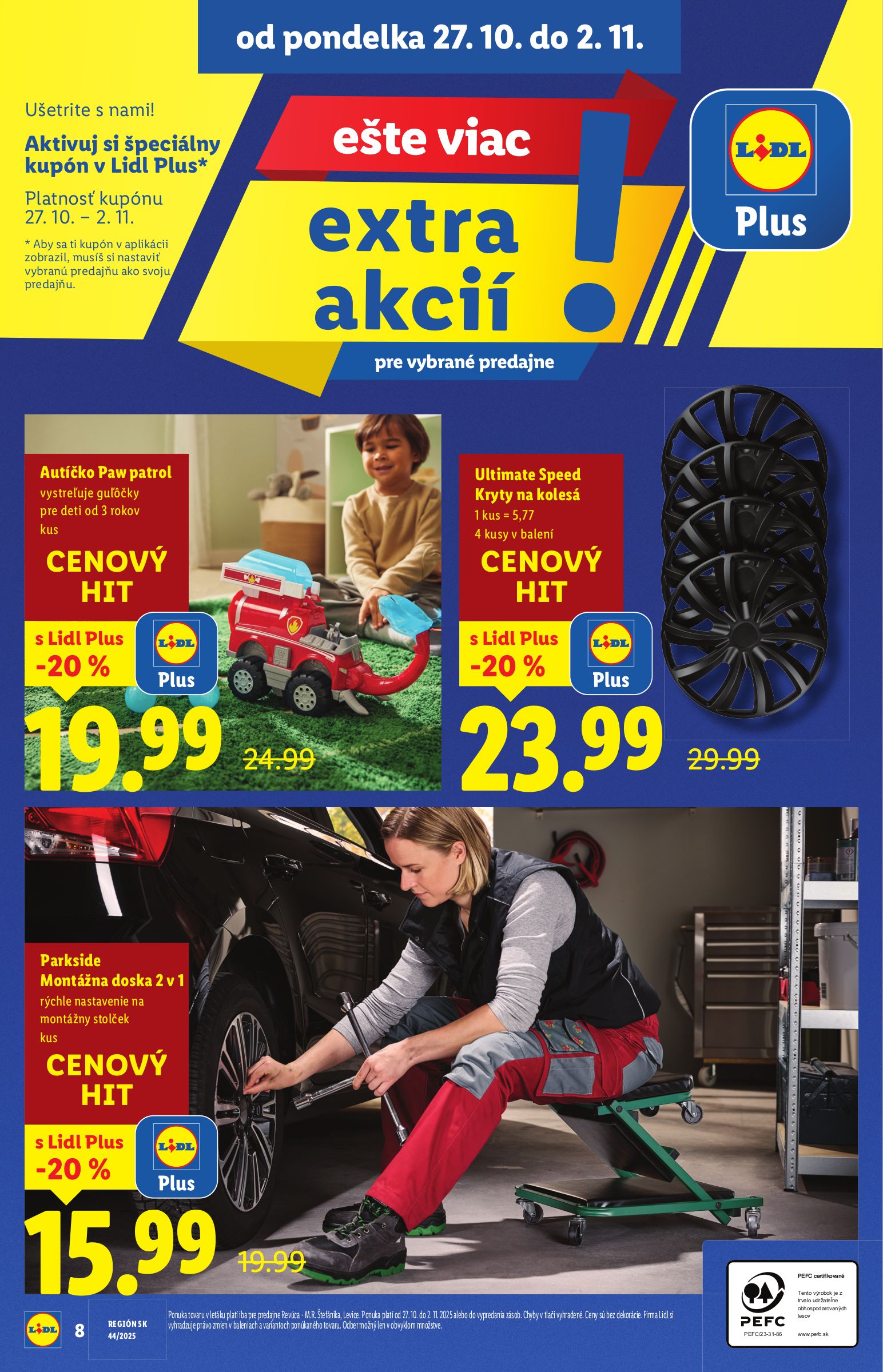 lidl - Leták Lidl - Špeciálne akcie - vybrané predajne platný od 27.10. do 02.11. - page: 10