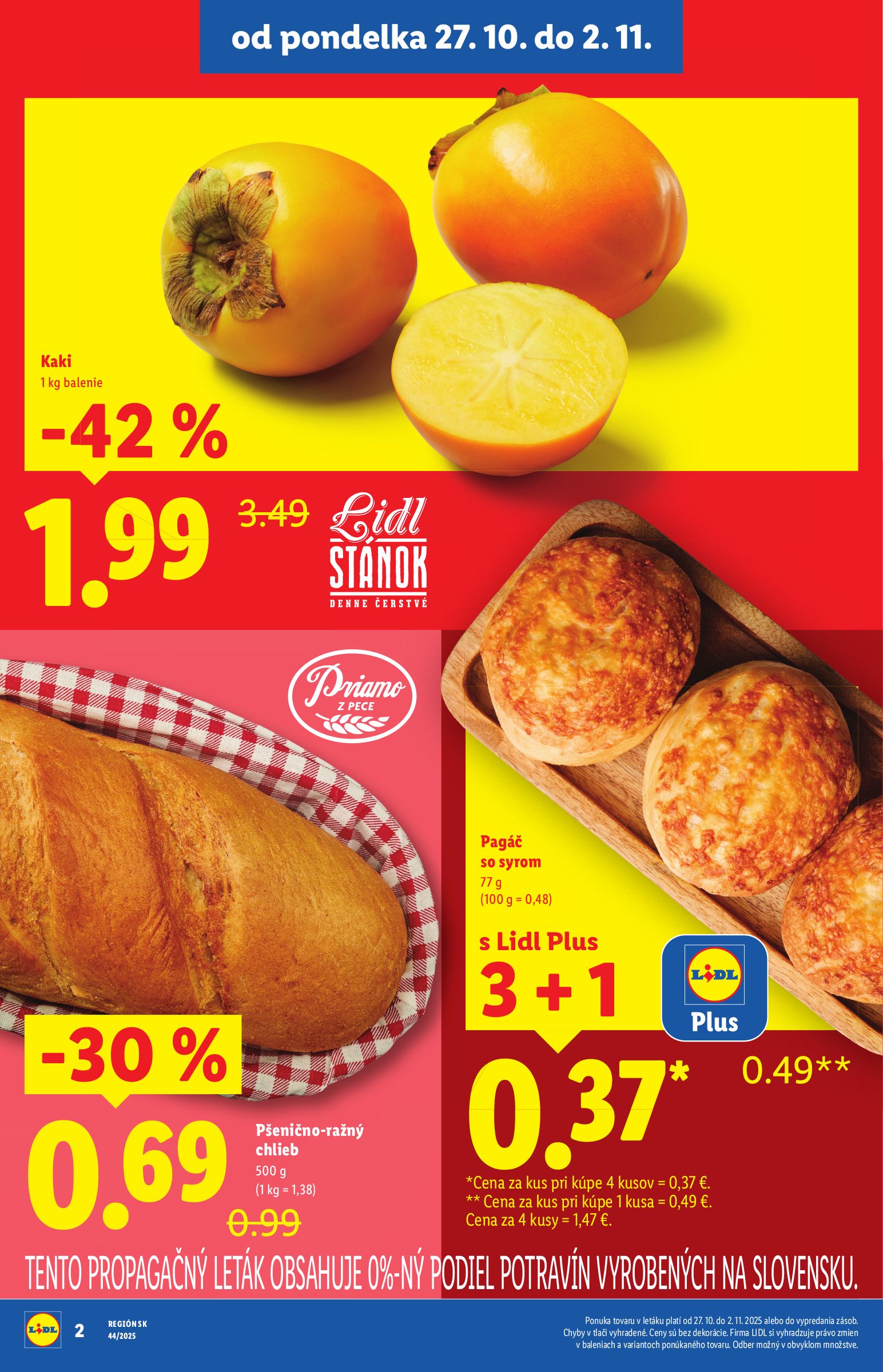 lidl - Leták Lidl - Špeciálne akcie - vybrané predajne platný od 27.10. do 02.11. - page: 2