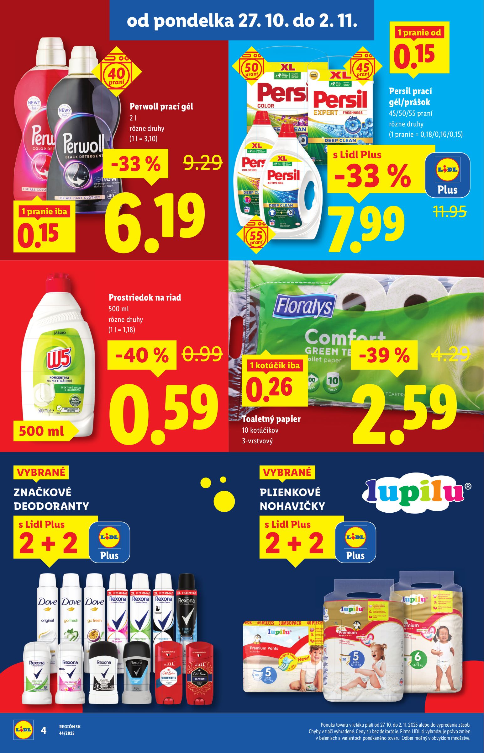 lidl - Leták Lidl - Špeciálne akcie - vybrané predajne platný od 27.10. do 02.11. - page: 4