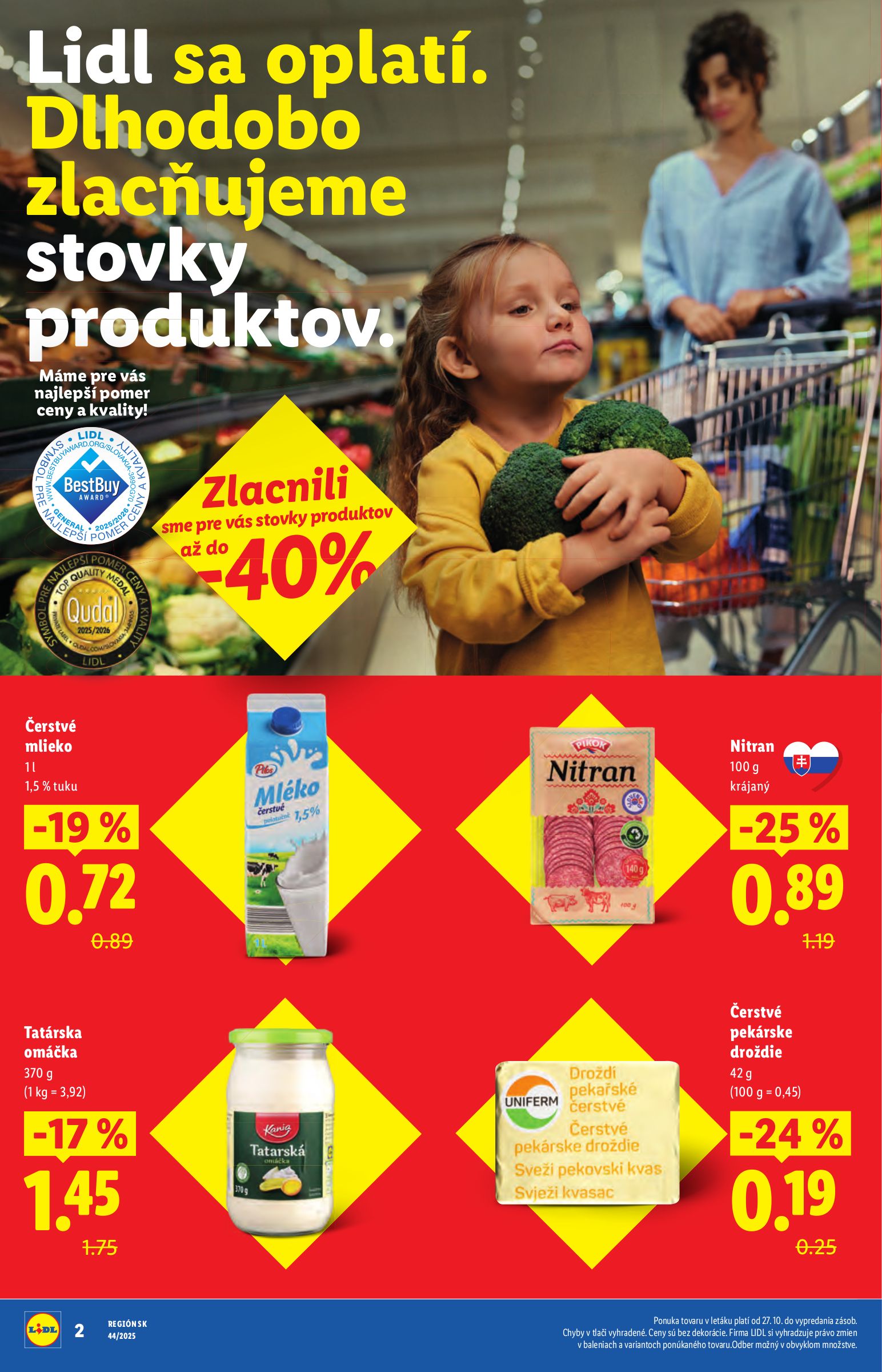 lidl - Leták Lidl platný od 27.10. do 02.11. - page: 2 lidl - Leták Lidl platný od 27.10. do 02.11. - page: 2
