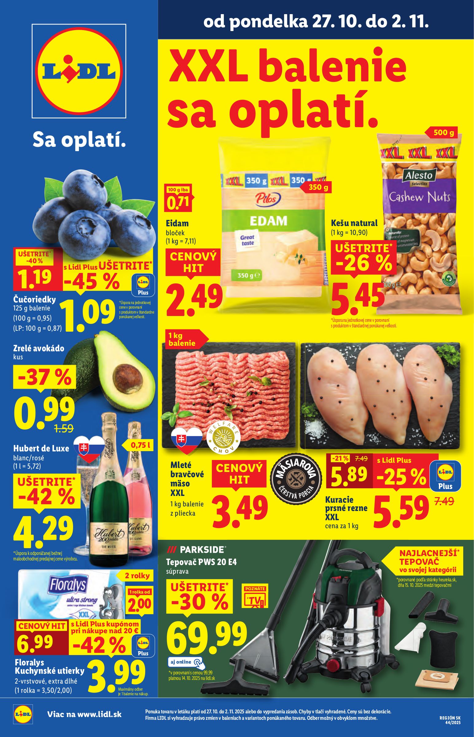 lidl - Leták Lidl platný od 27.10. do 02.11.
