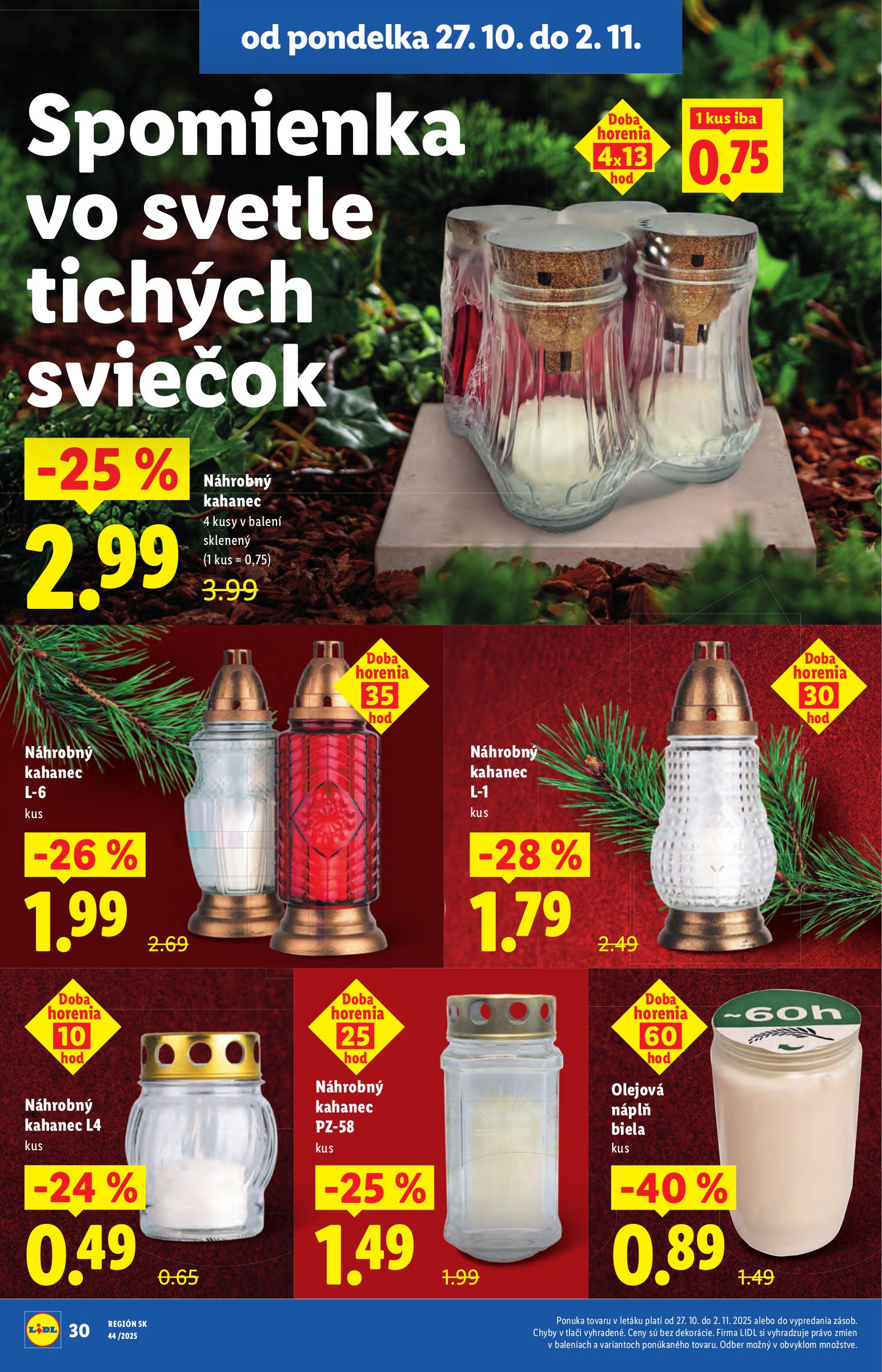 lidl - Leták Lidl platný od 27.10. do 02.11. - page: 40 lidl - Leták Lidl platný od 27.10. do 02.11. - page: 40