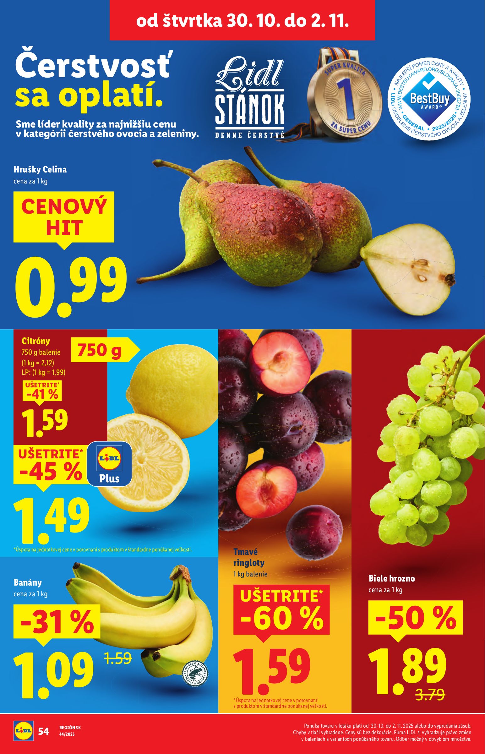 lidl - Leták Lidl platný od 30.10. do 02.11. - page: 16 lidl - Leták Lidl platný od 30.10. do 02.11. - page: 16