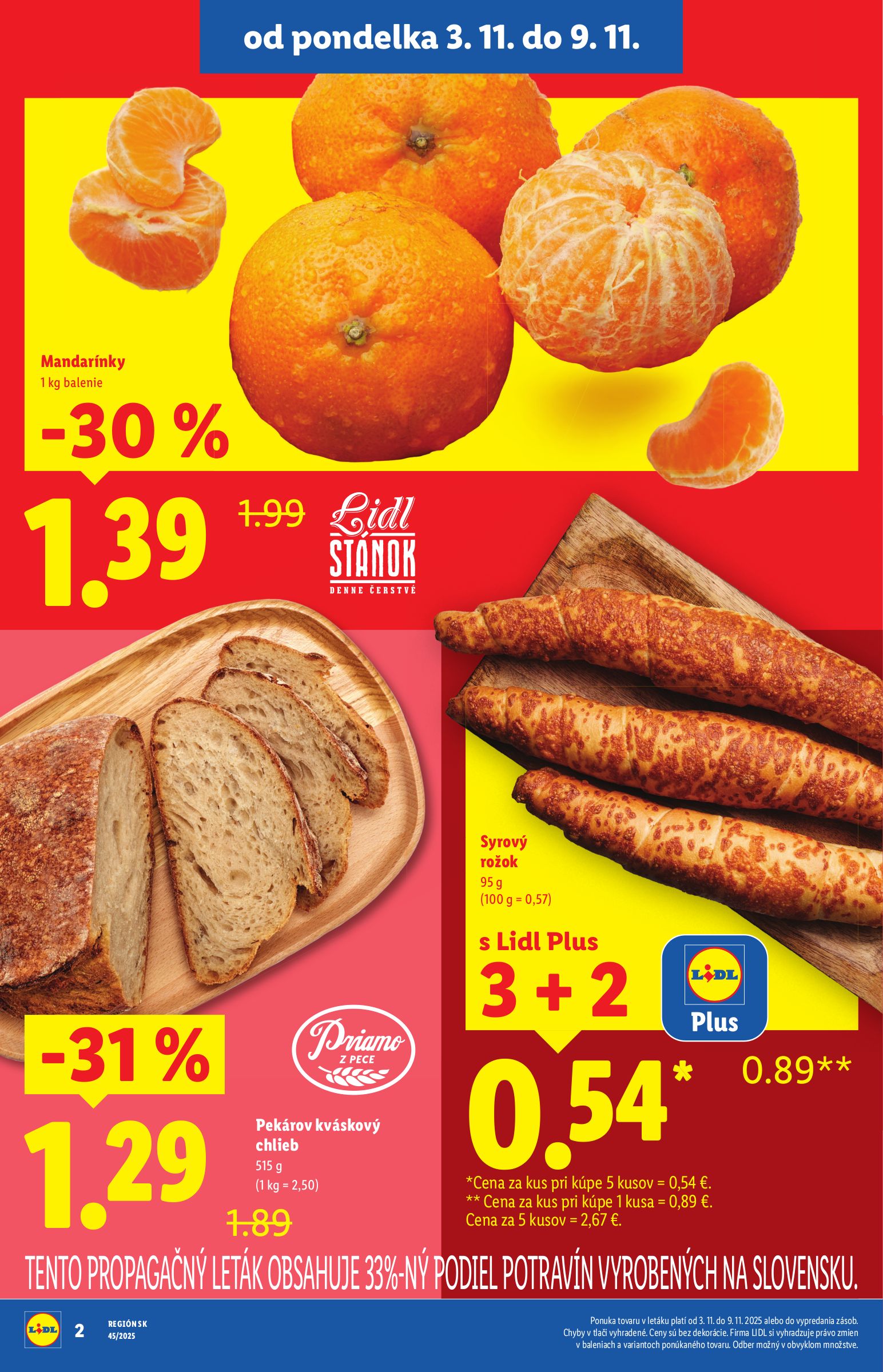 lidl - Leták Lidl - Špeciálne akcie - vybrané predajne platný od 03.11. do 09.11. - page: 2