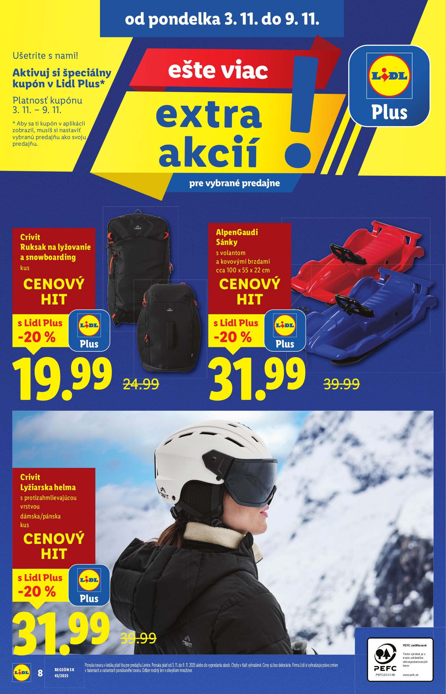 lidl - Leták Lidl - Špeciálne akcie - vybrané predajne platný od 03.11. do 09.11. - page: 10